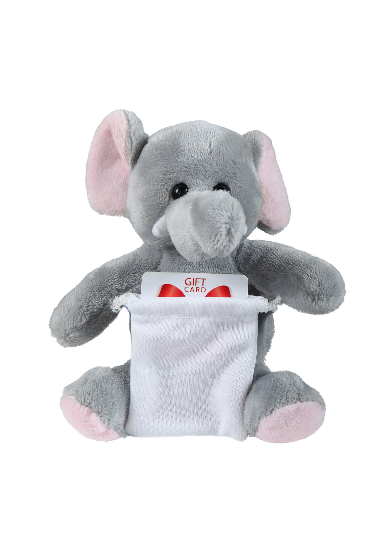 soft plush Elephant with gift card sack 5