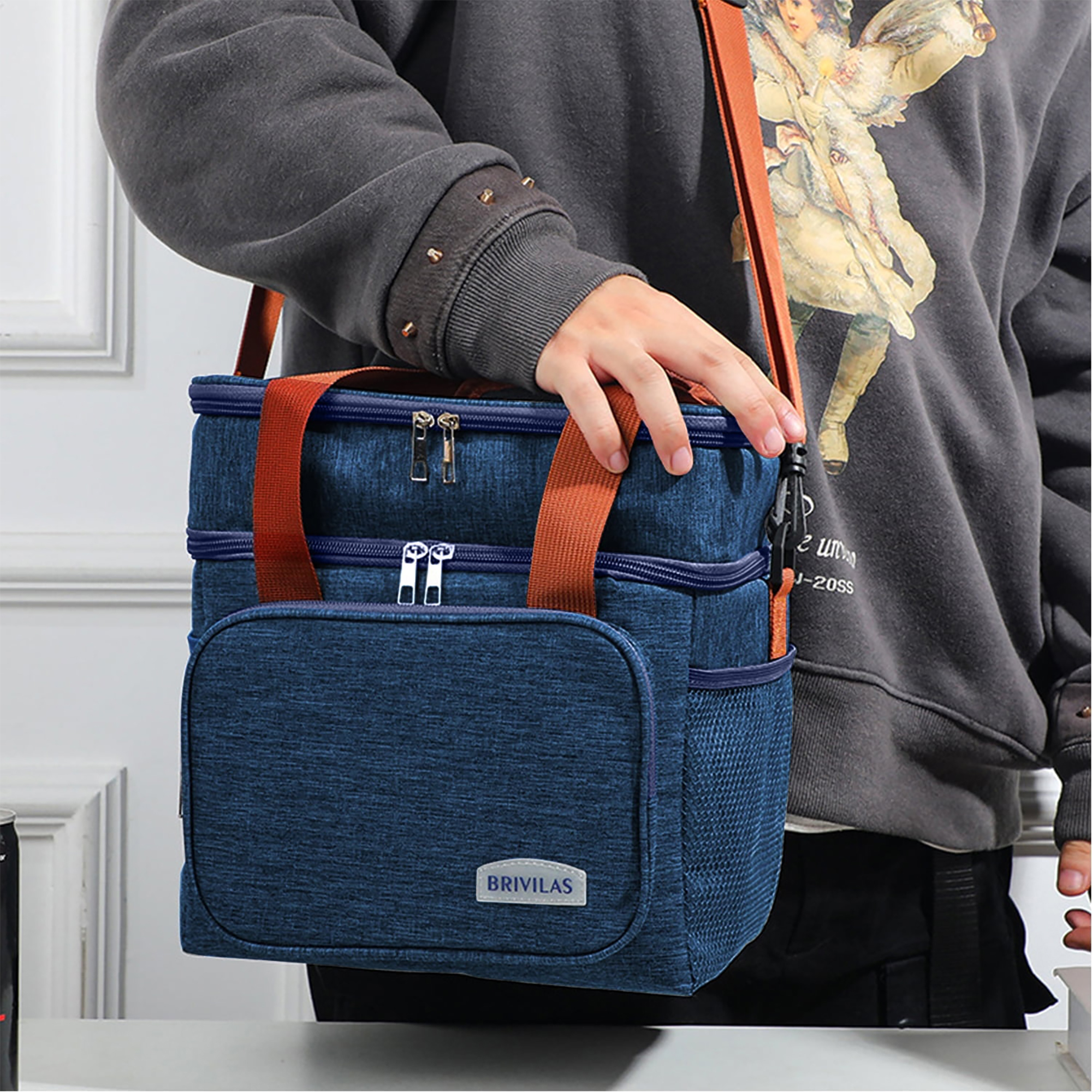 Double-Layer Insulated Lunch Bag 3