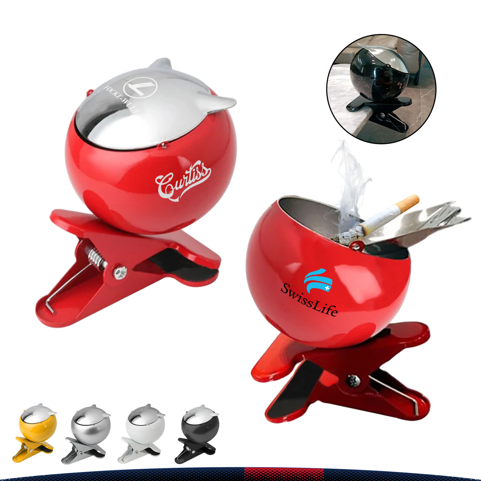 Gerta Clip Ashtray 2