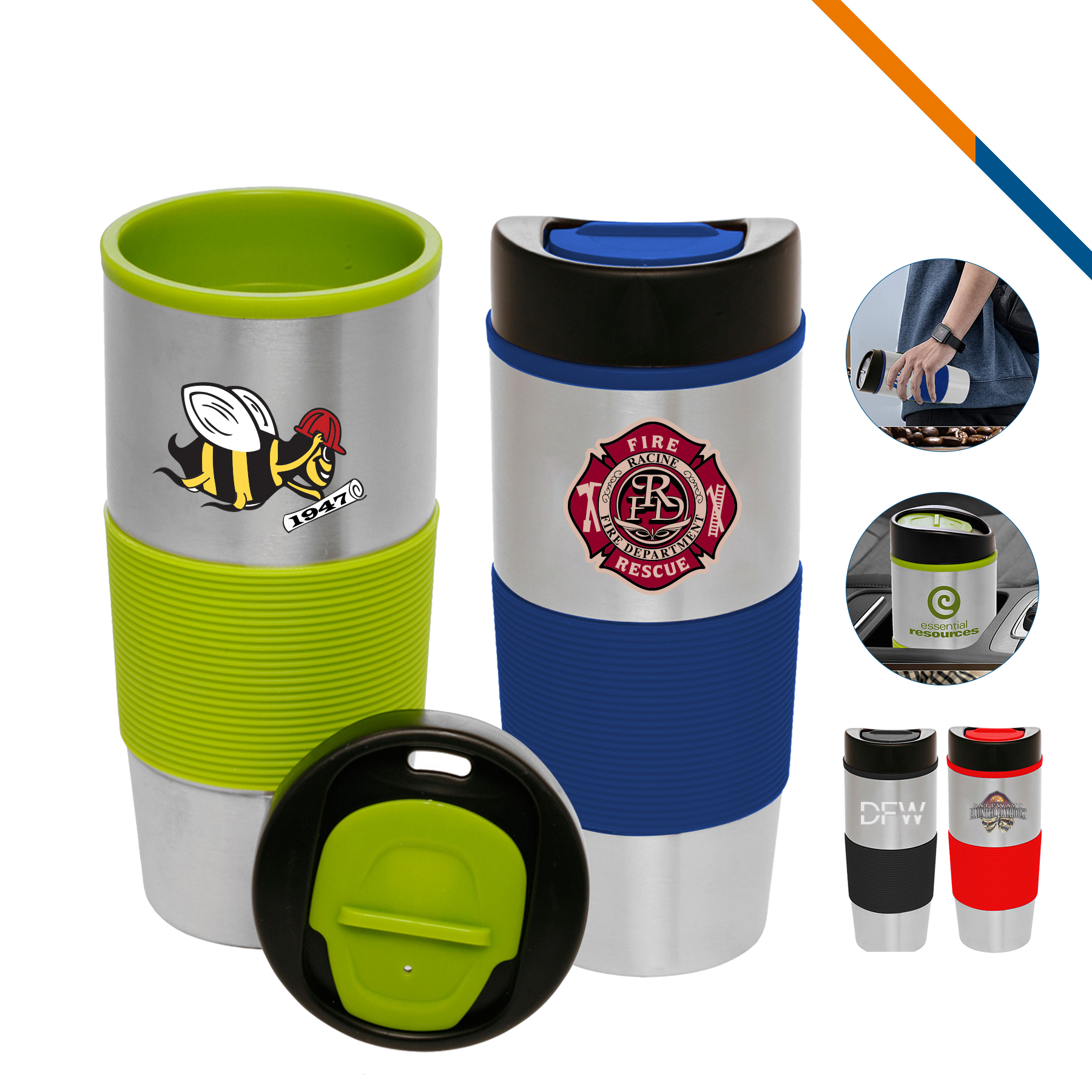 Rocky Stainless Steel Mug - 16 OZ. 1