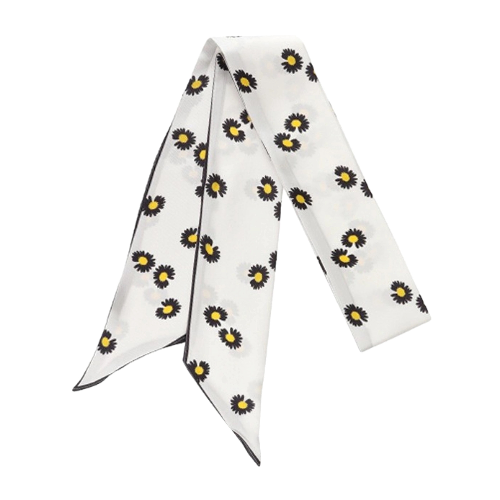 Angled Long Silk Scarf 4