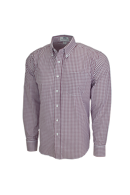 Easy-Care Gingham Check Shirt 8