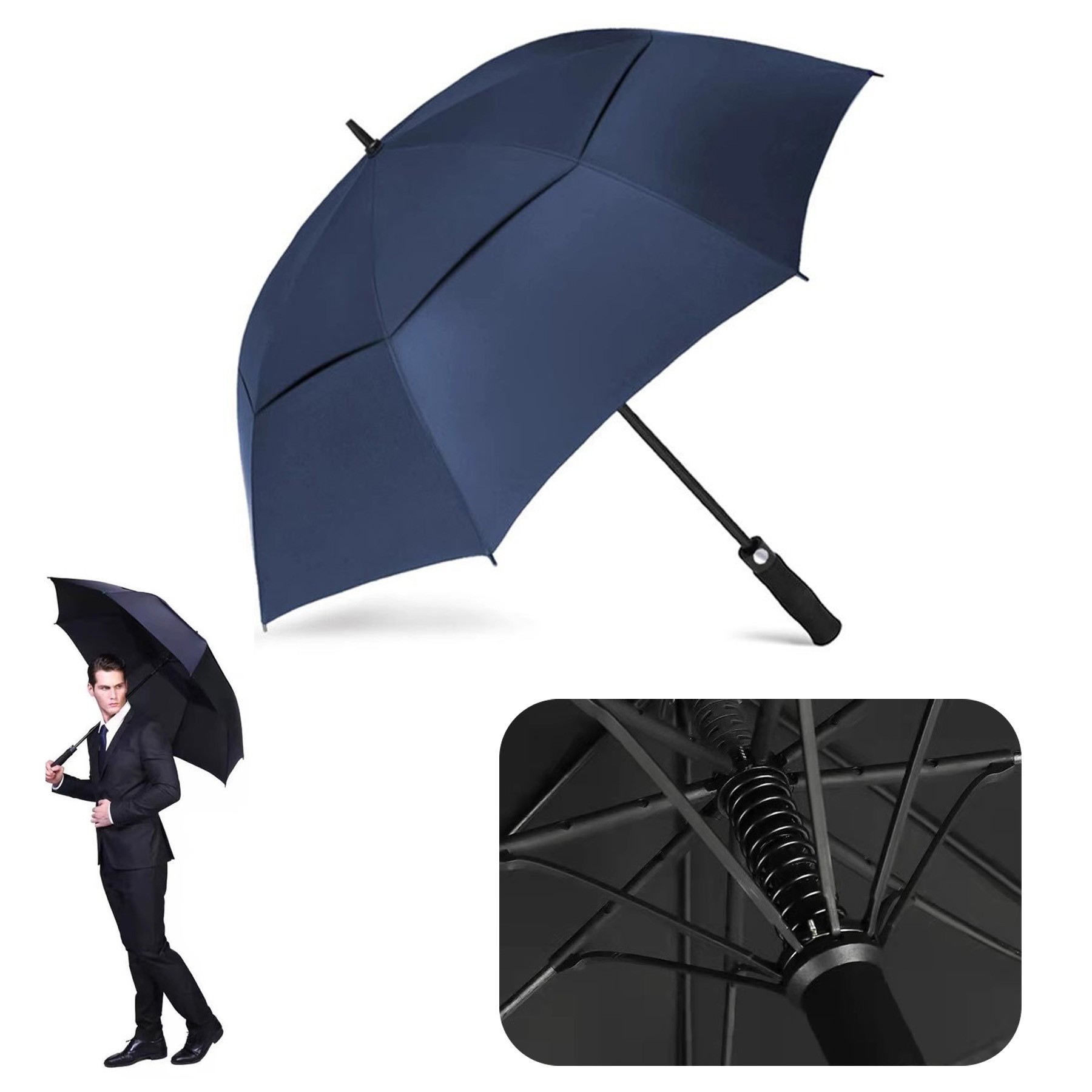 Large Windproof Umbrellas Automatic Open 2