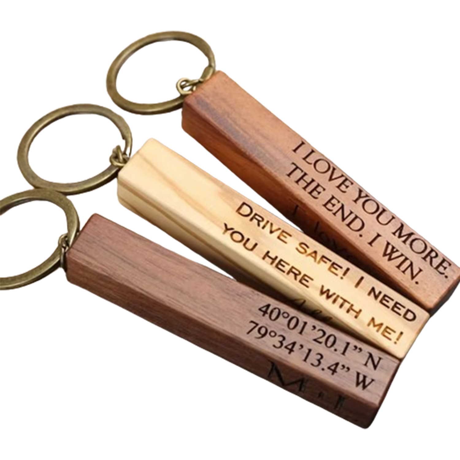 Wooden Stick Keychain 7