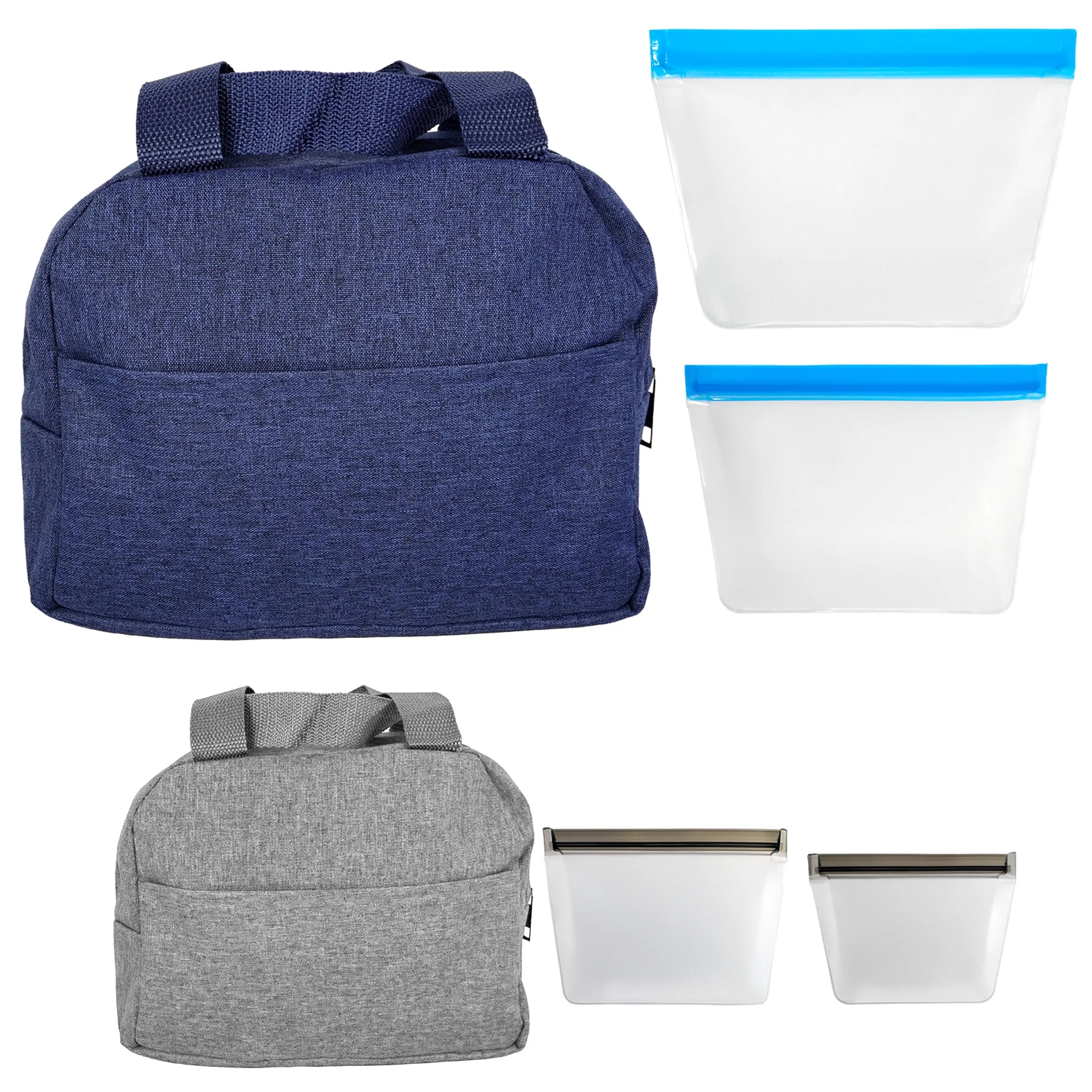 HEATHERED BAGGED COOLER SET 4