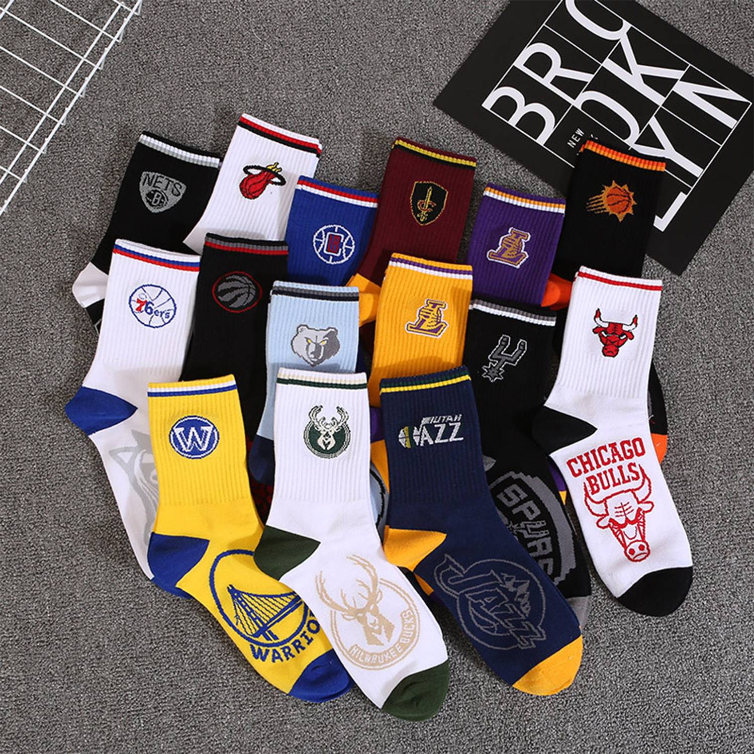 Men's mid-calf sweat socks 6