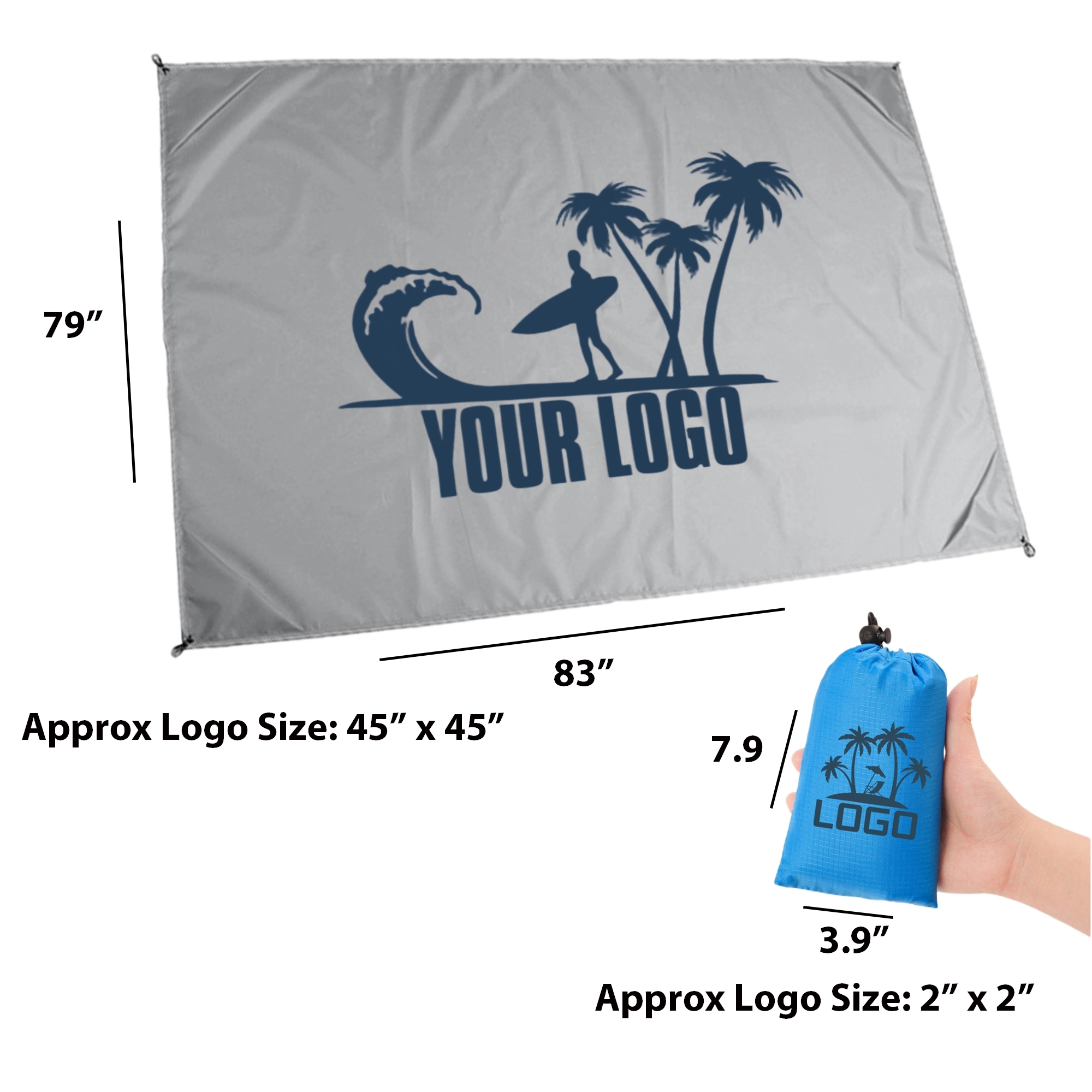 Sandproof Large Beach Picnic Mat 11