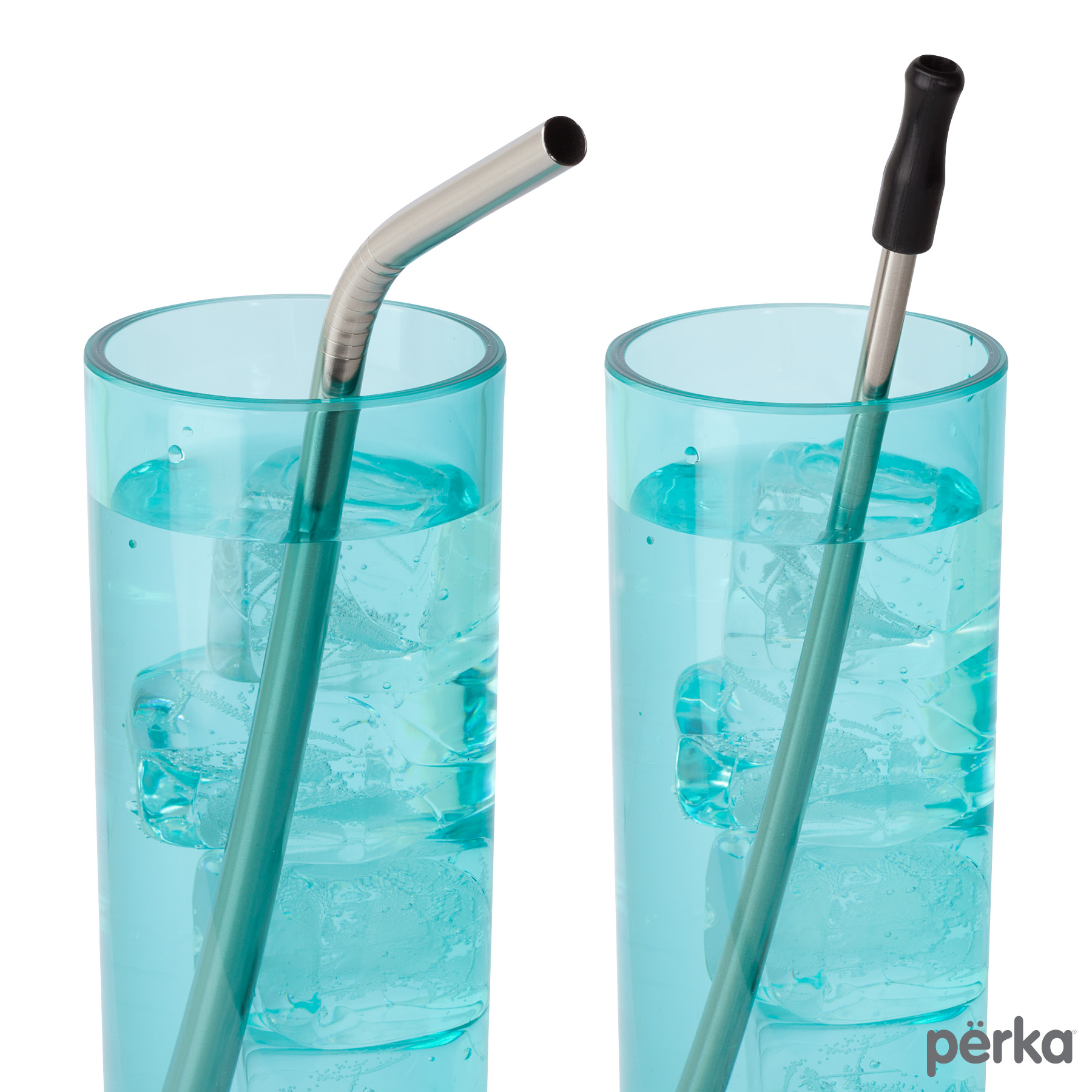 Perka® Avila 5-Piece Stainless Steel Straw Set 13