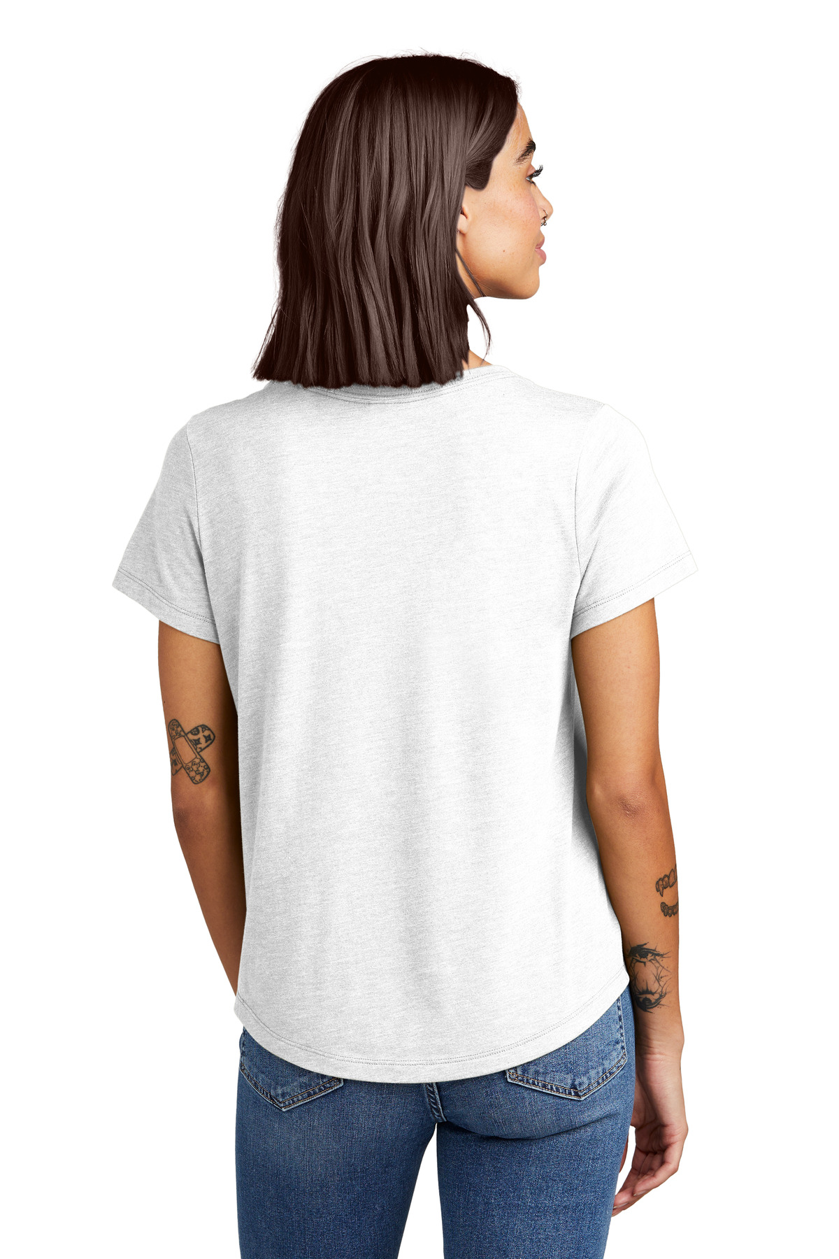 Allmade® Women's Relaxed Tri-Blend Scoop Neck Tee 24