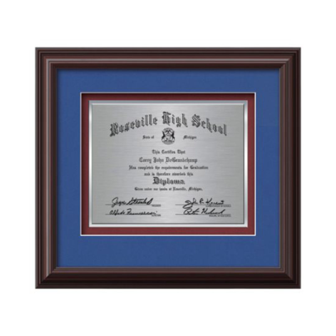 Monarch Certificate TexEtch - Mahogany