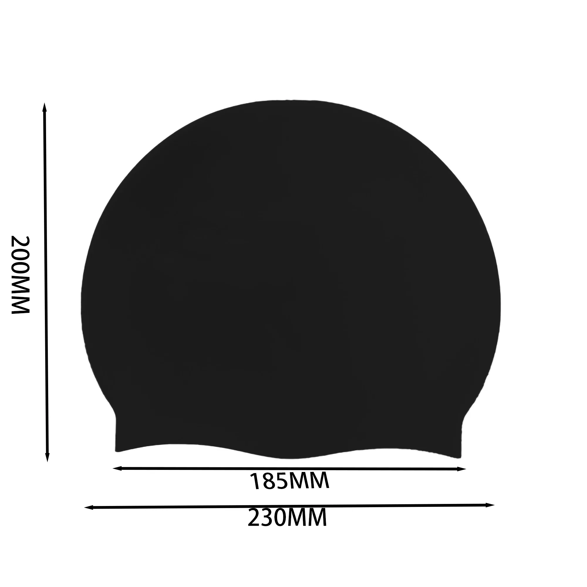 MOQ 100PCS Silicone Swimming Cap 12