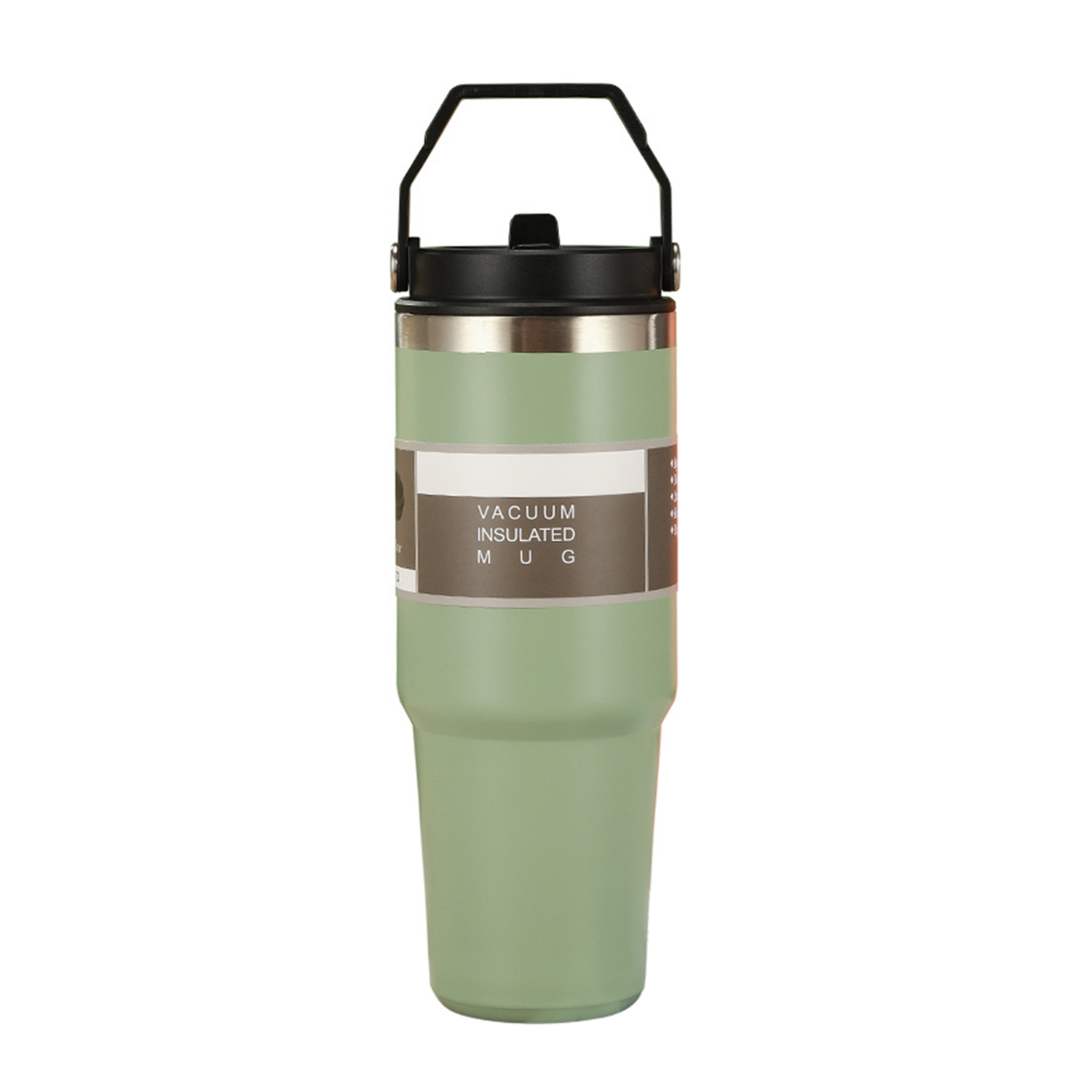 Double-Wall Tumbler with Handle and Lid, 30 oz. 5