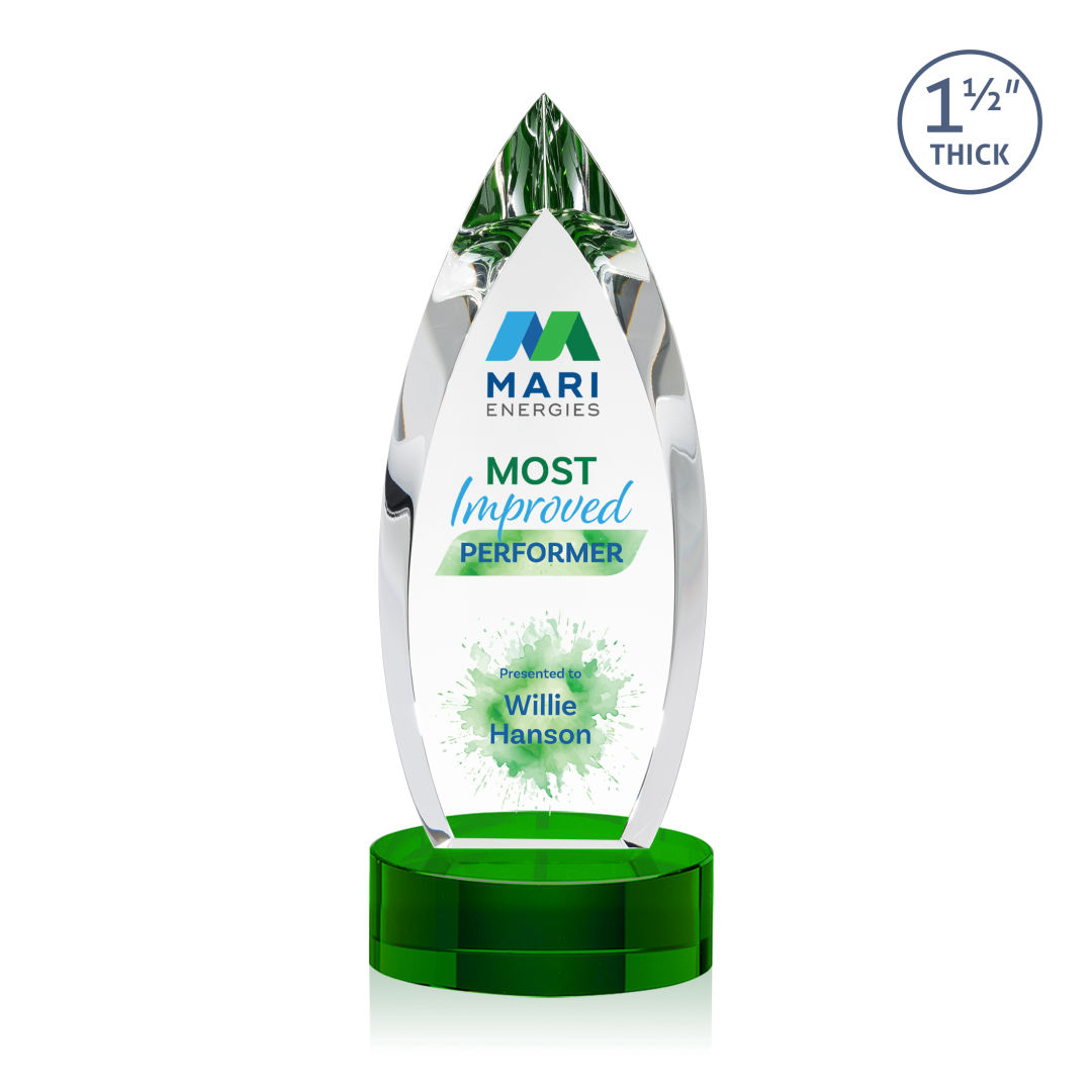Fortier VividPrint™ Award on Base - Green 1