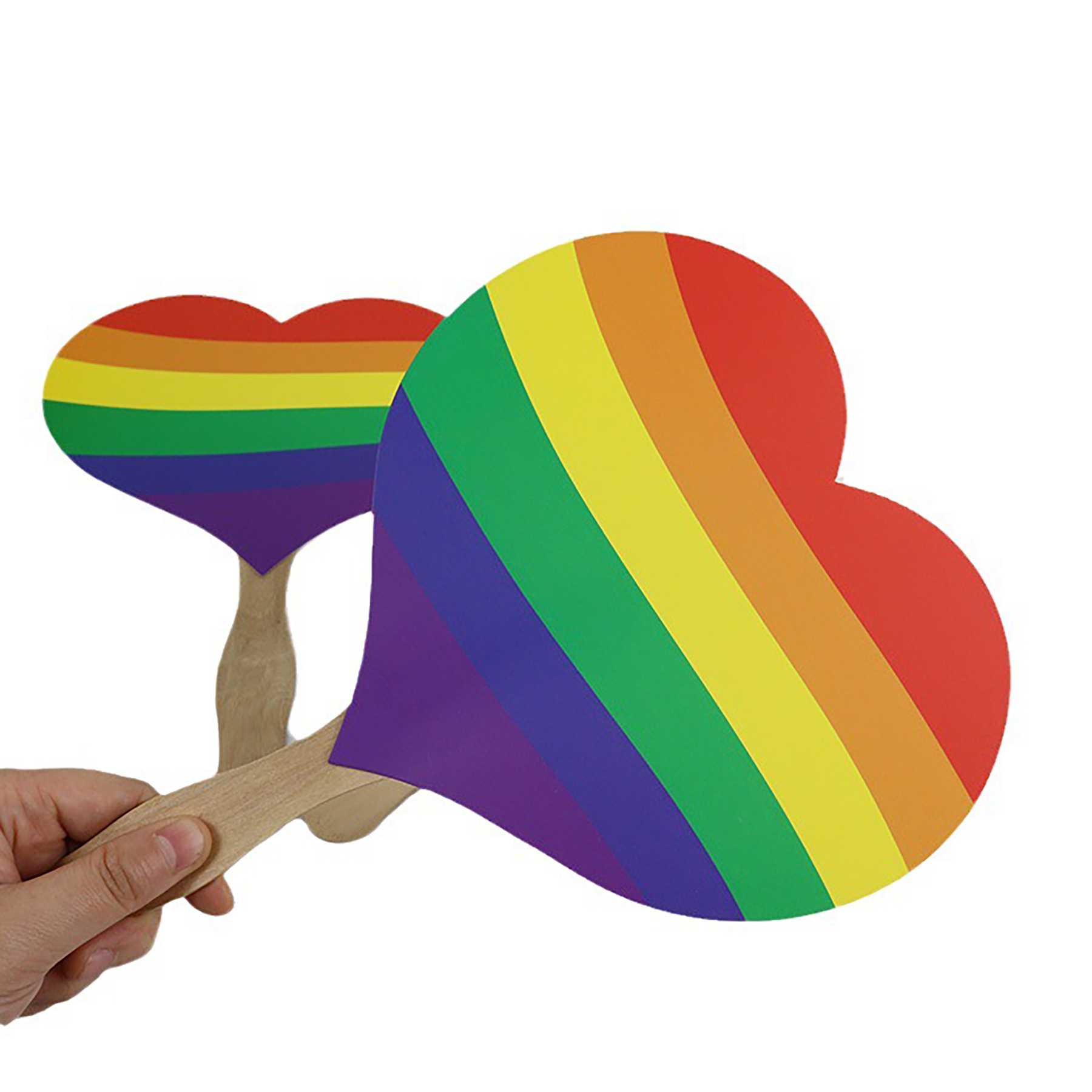 Custom Double-Sided Hand Fan 1