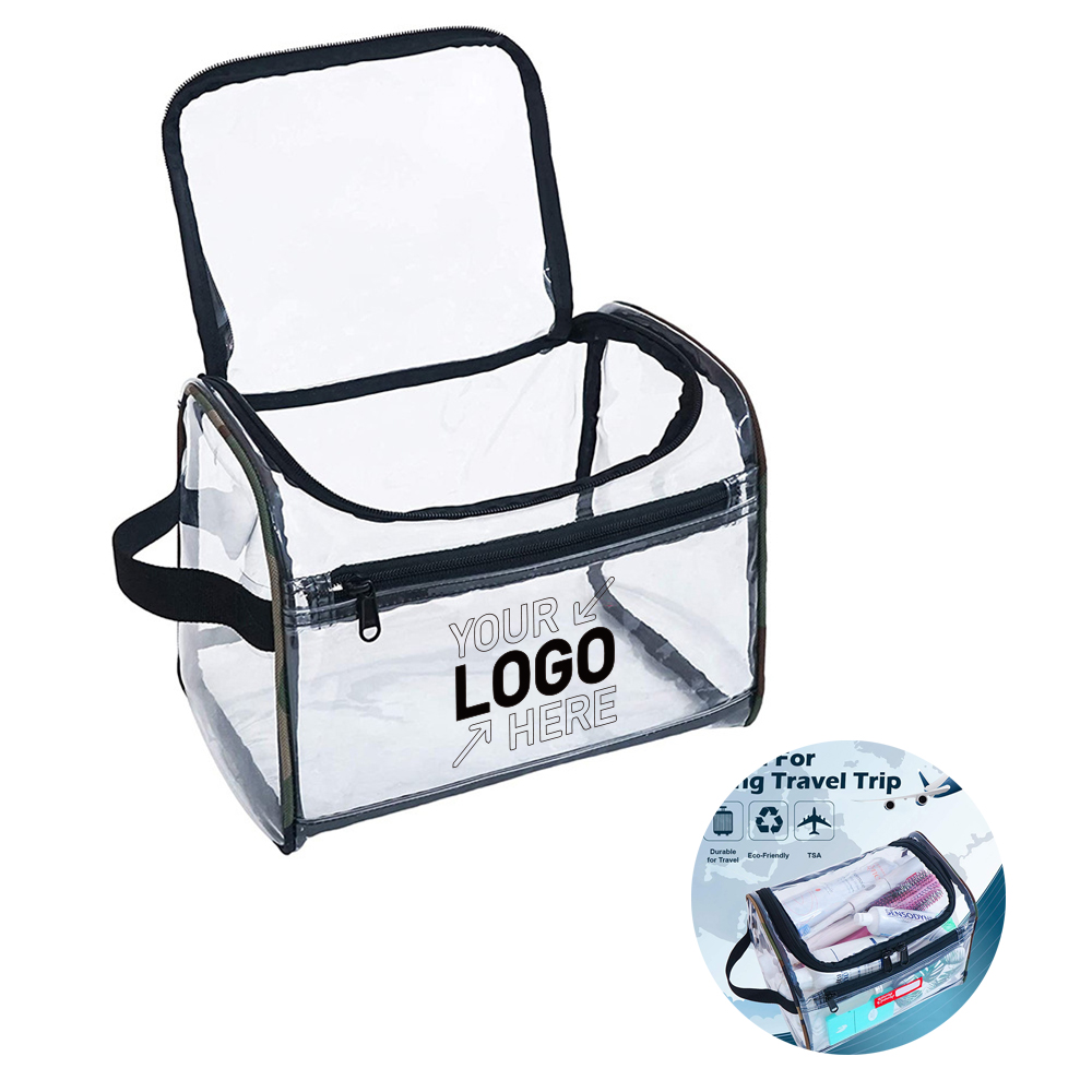 Travel Toiletry Clear PVC Cosmetics Bag 2