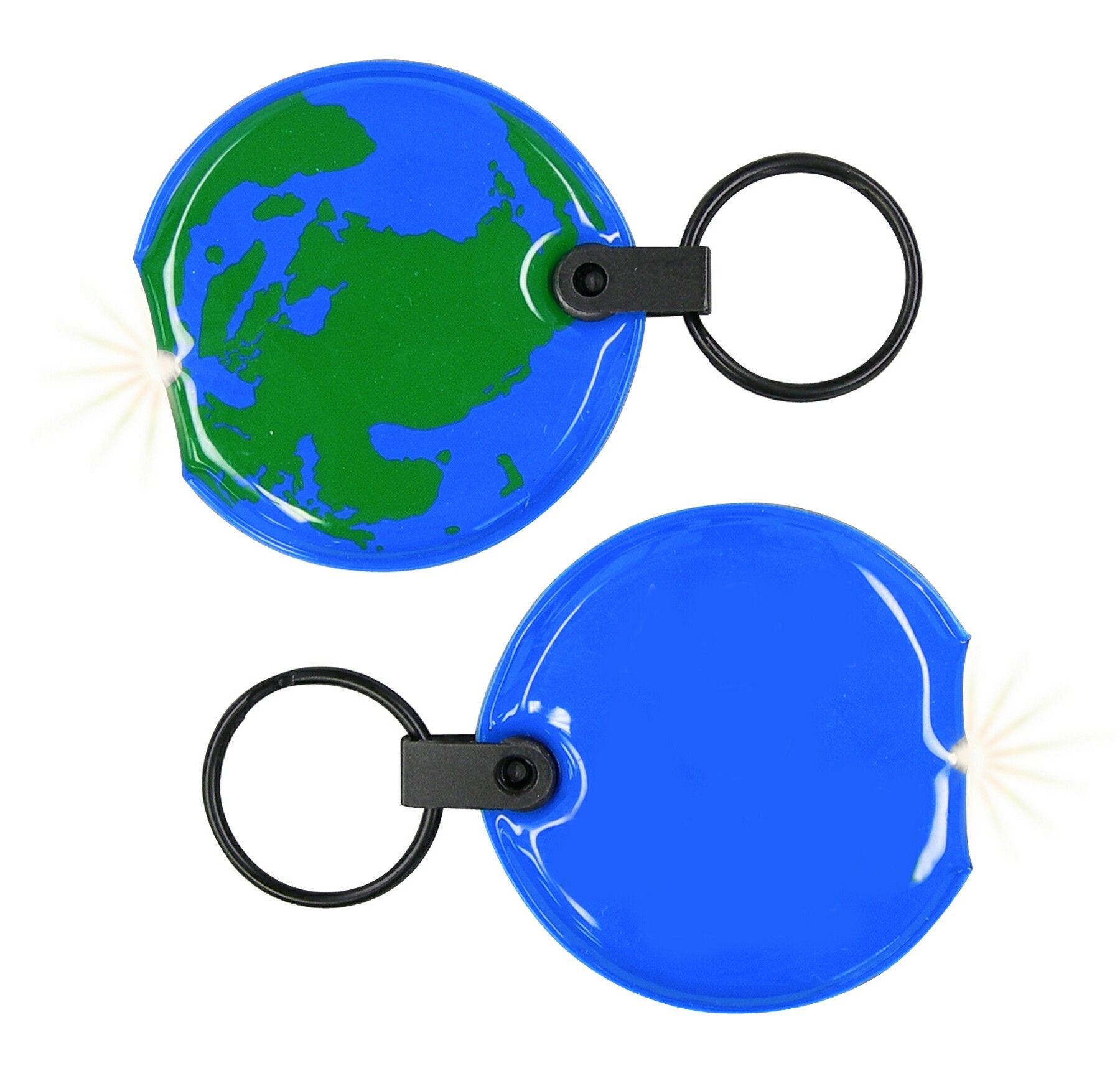 ShapeLights™ Color-A-Shape Key Ring Flashlight (Globe/World)