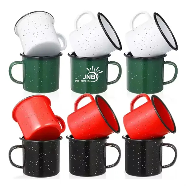 17oz Blue Camping Mug