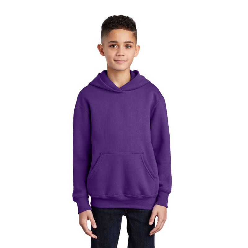 Port & Company - Youth Core Fleece Pullover Hooded Sweatshirt. 78