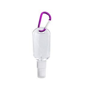 50ml Sanitizer Dispenser Bottle With Carabiner 14