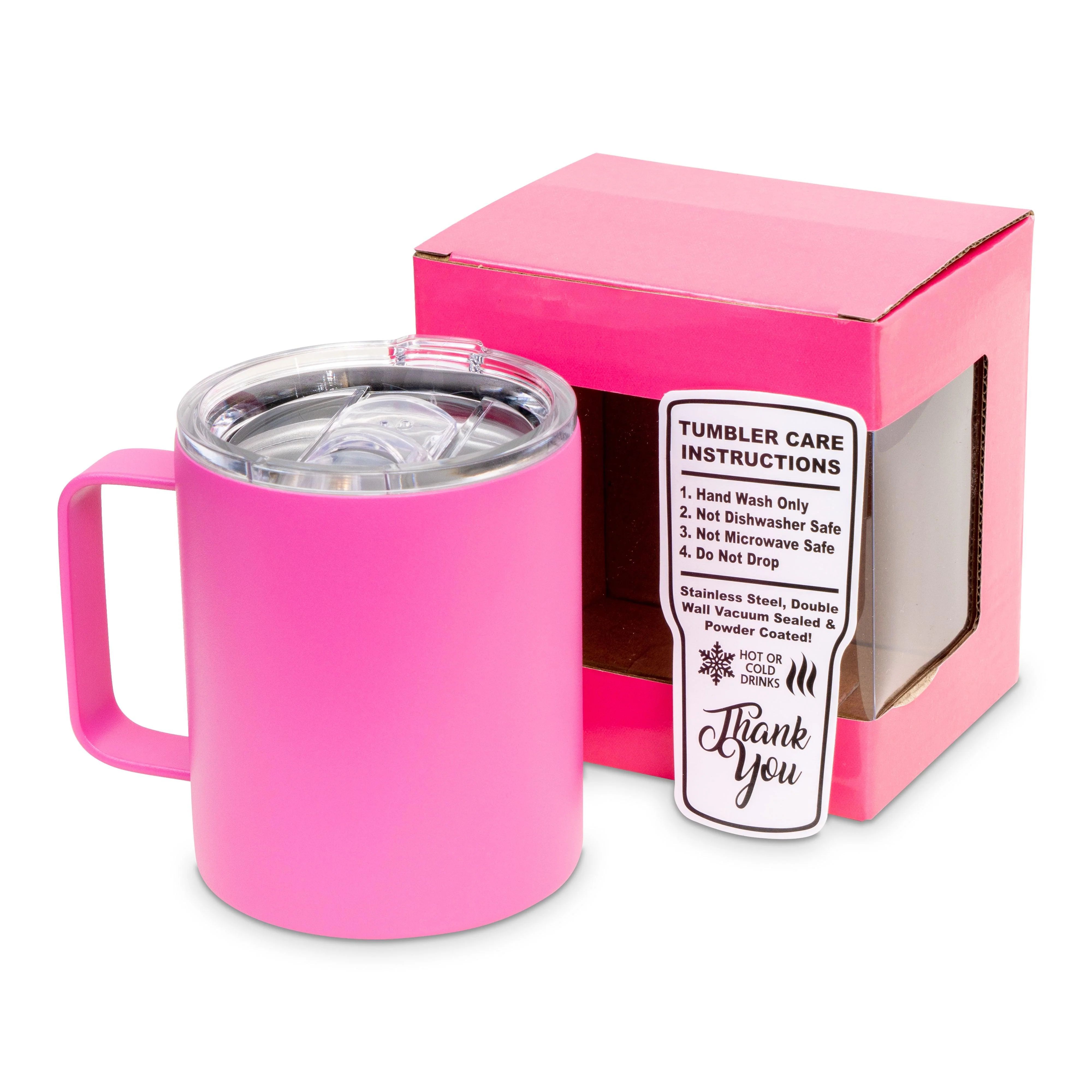 12 Oz. Unbranded Vacuum Insulated Mug w/ Color Matched Window Display Gift Box 6
