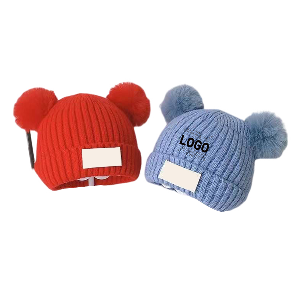 Newborn baby woolen knitted hat 5
