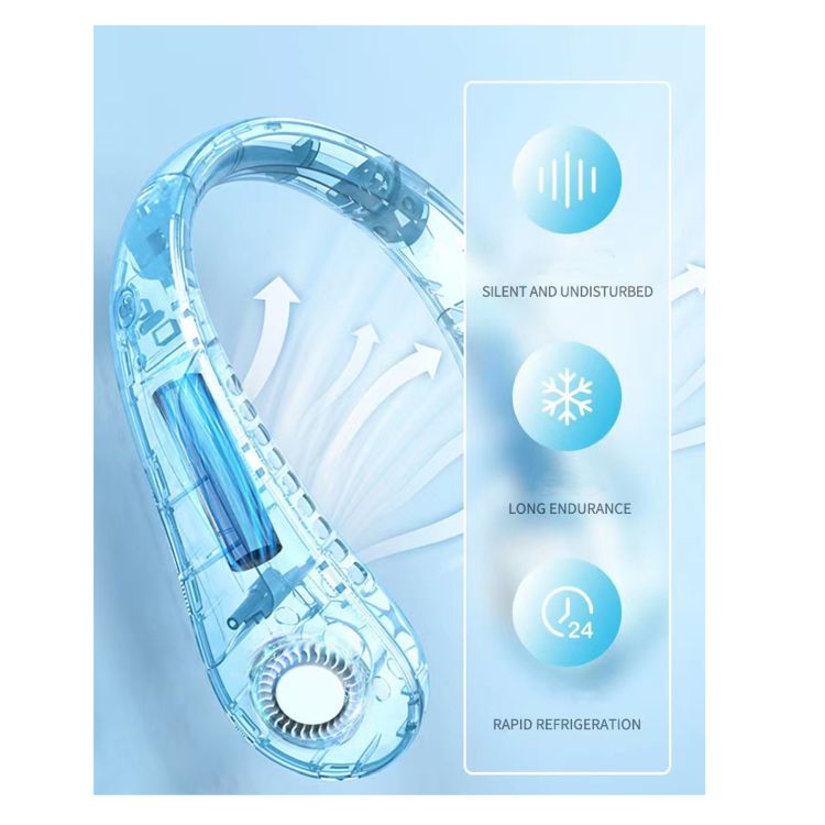 1200mAh Portable Neck Fan 3