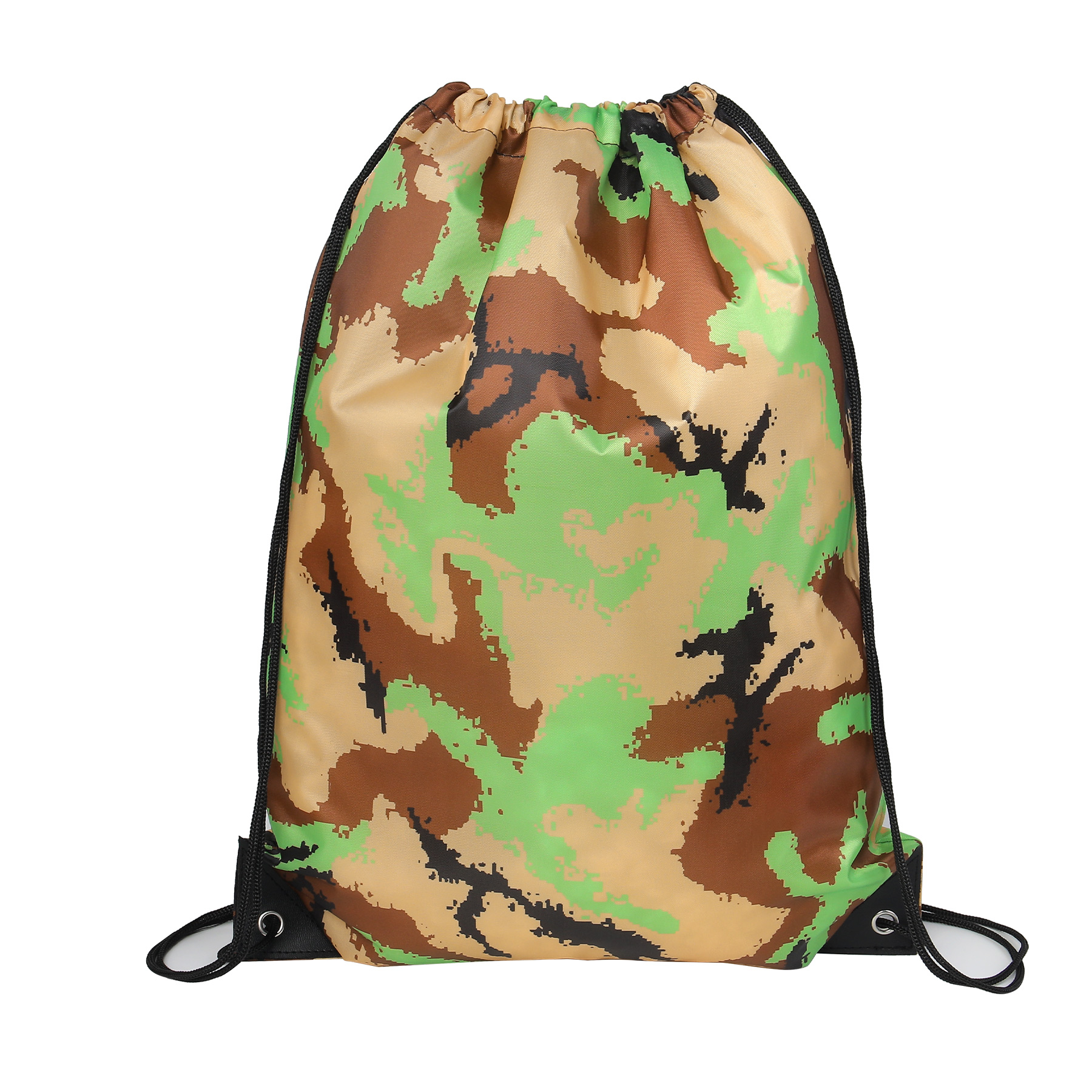 Camo Water-Resistant Drawstring Backpack 7