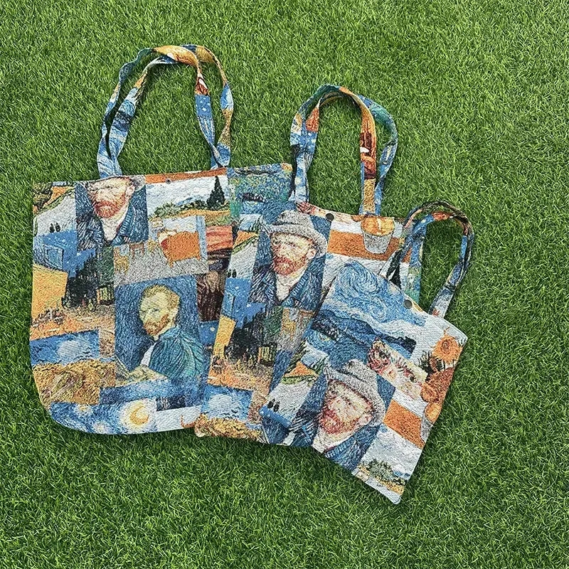 Personalized Tapestry Tote Bag, custom tote bag with logo imprint 3