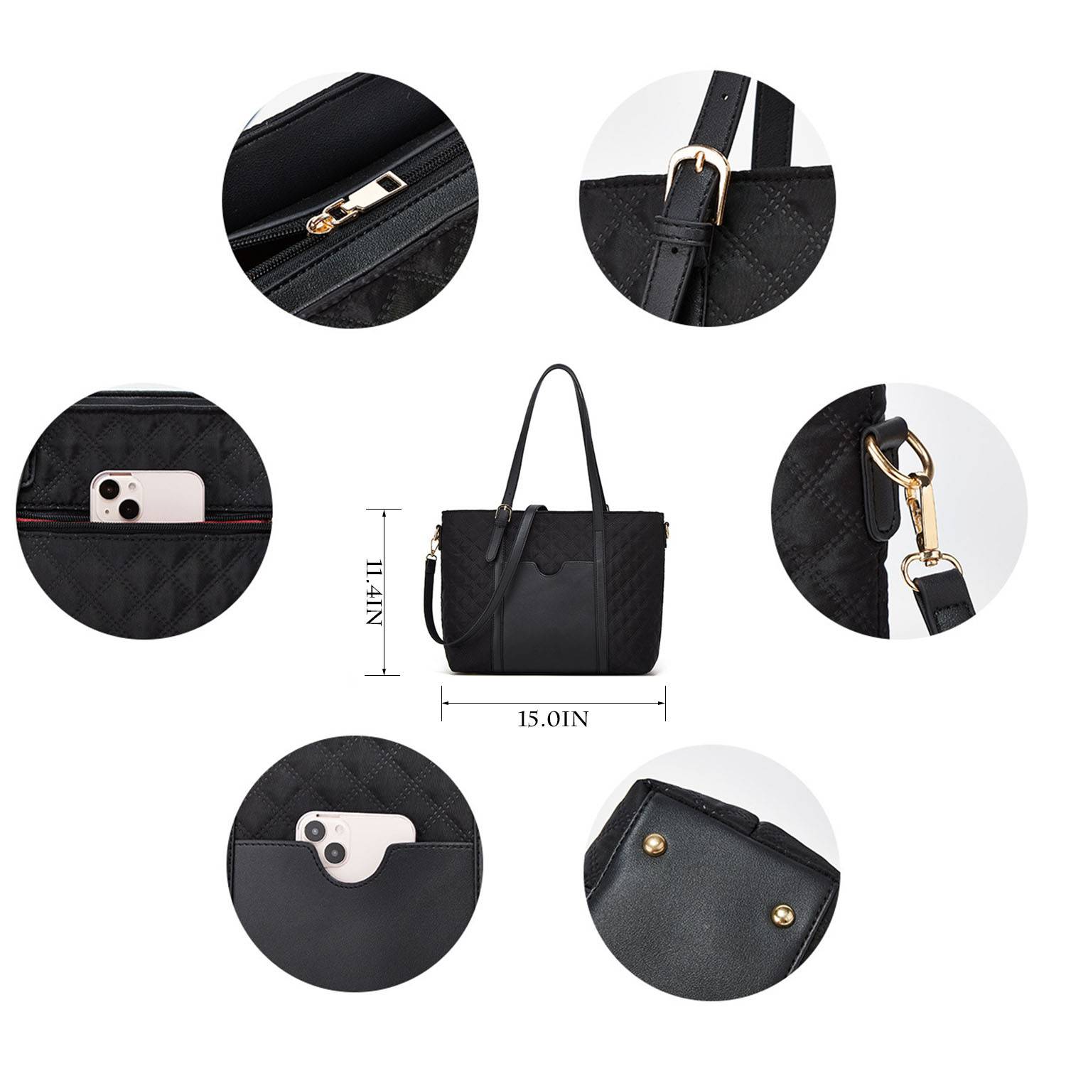 Large Capacity Tote bag, custom tote bag with logo imprint 2