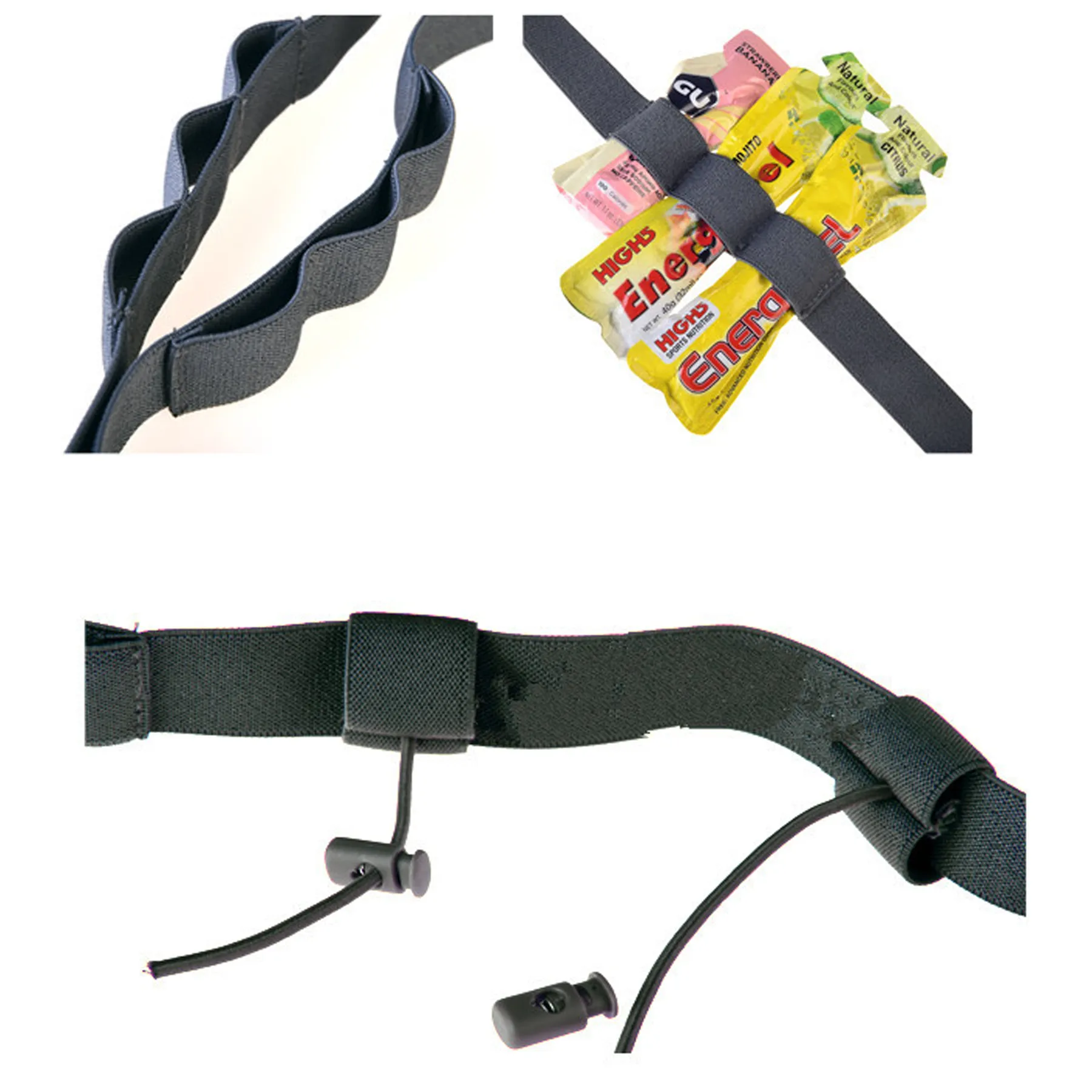 Reflective Multifunction Race Number Belt 3