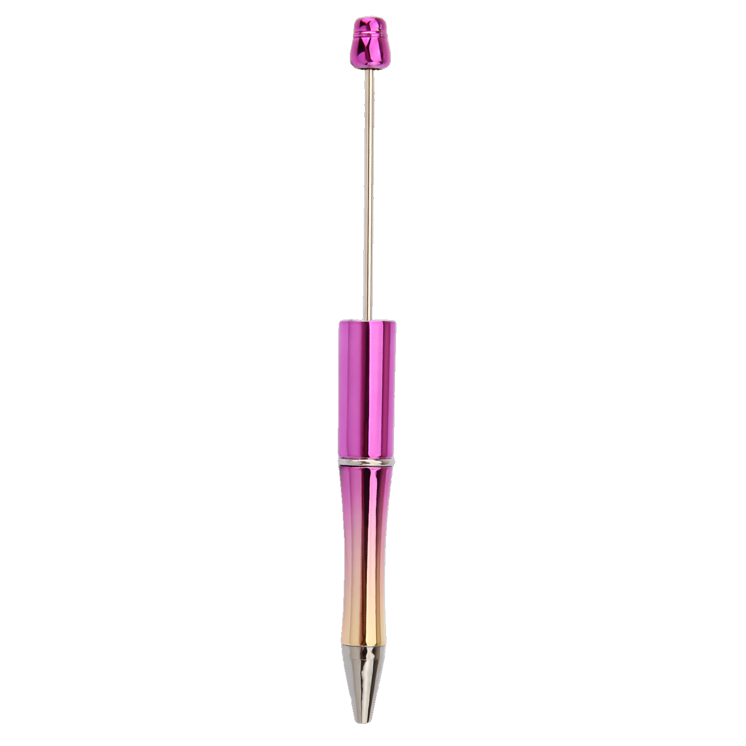 Customized Electroplated Plastic Beaded Ballpoint Pen 4
