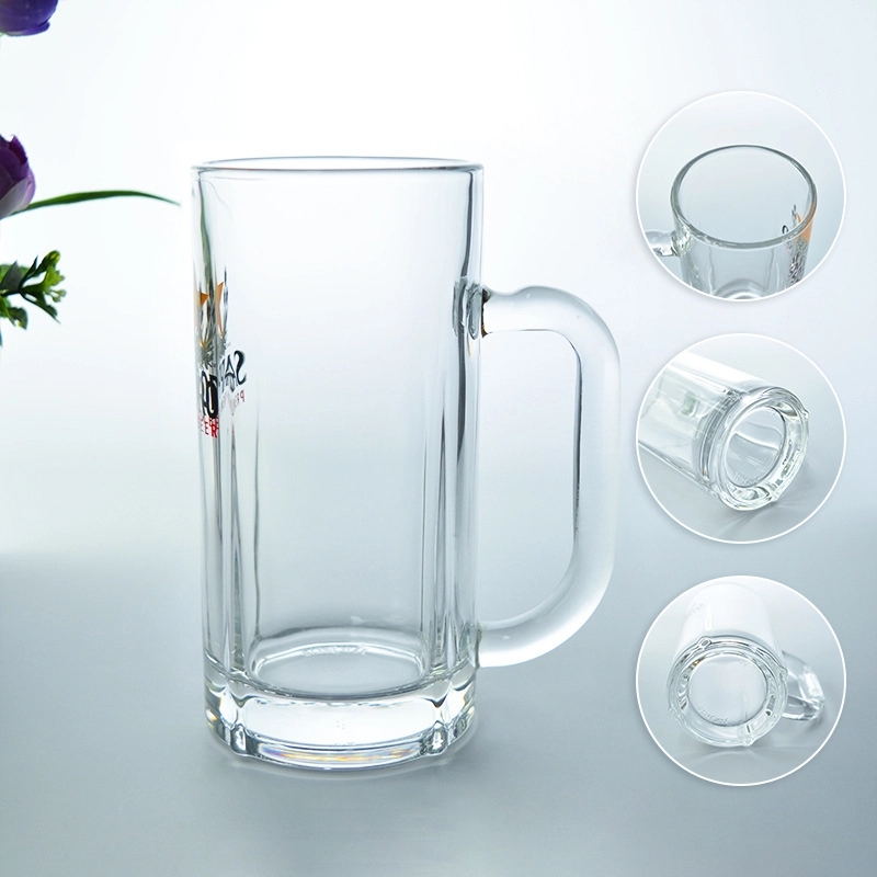 Custom 11.5 oz Beer Glass Mugs With Handle 5