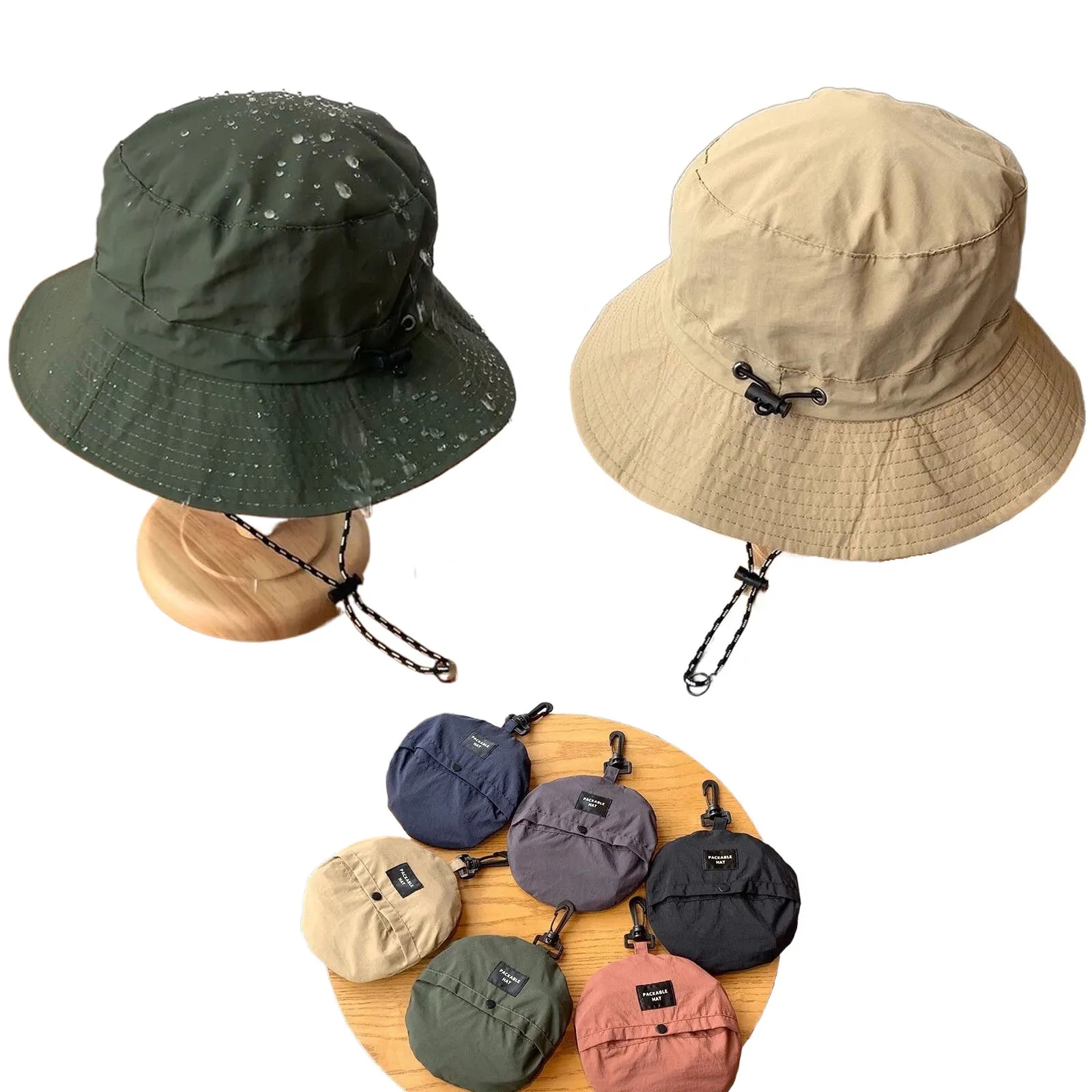 Collapsible Packable Portable Bucket Hats
