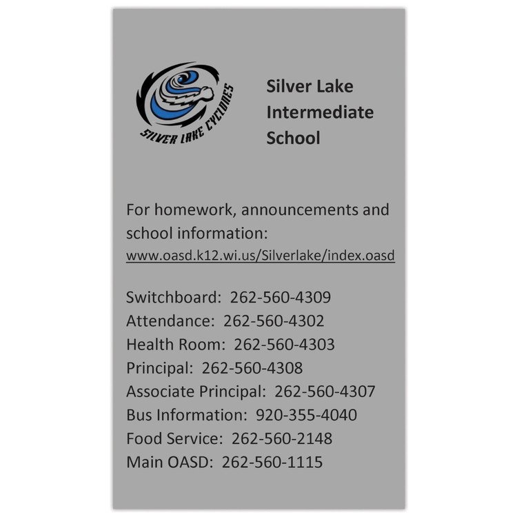 Vinyl Label Calendar (3.5"x 6") Rectangle Square Corners