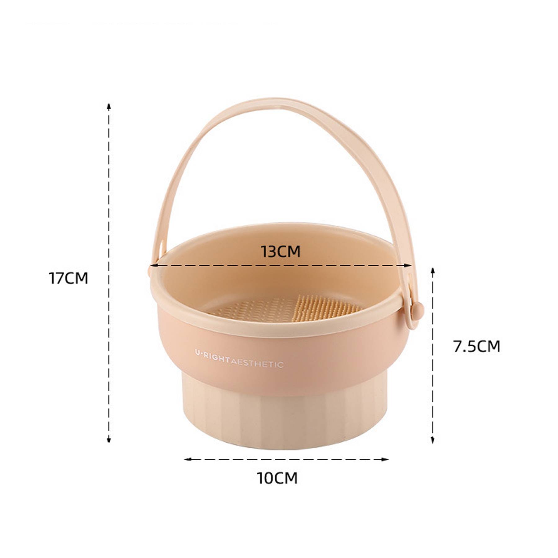 Silicone Beauty egg makeup brush cleaning basket 2