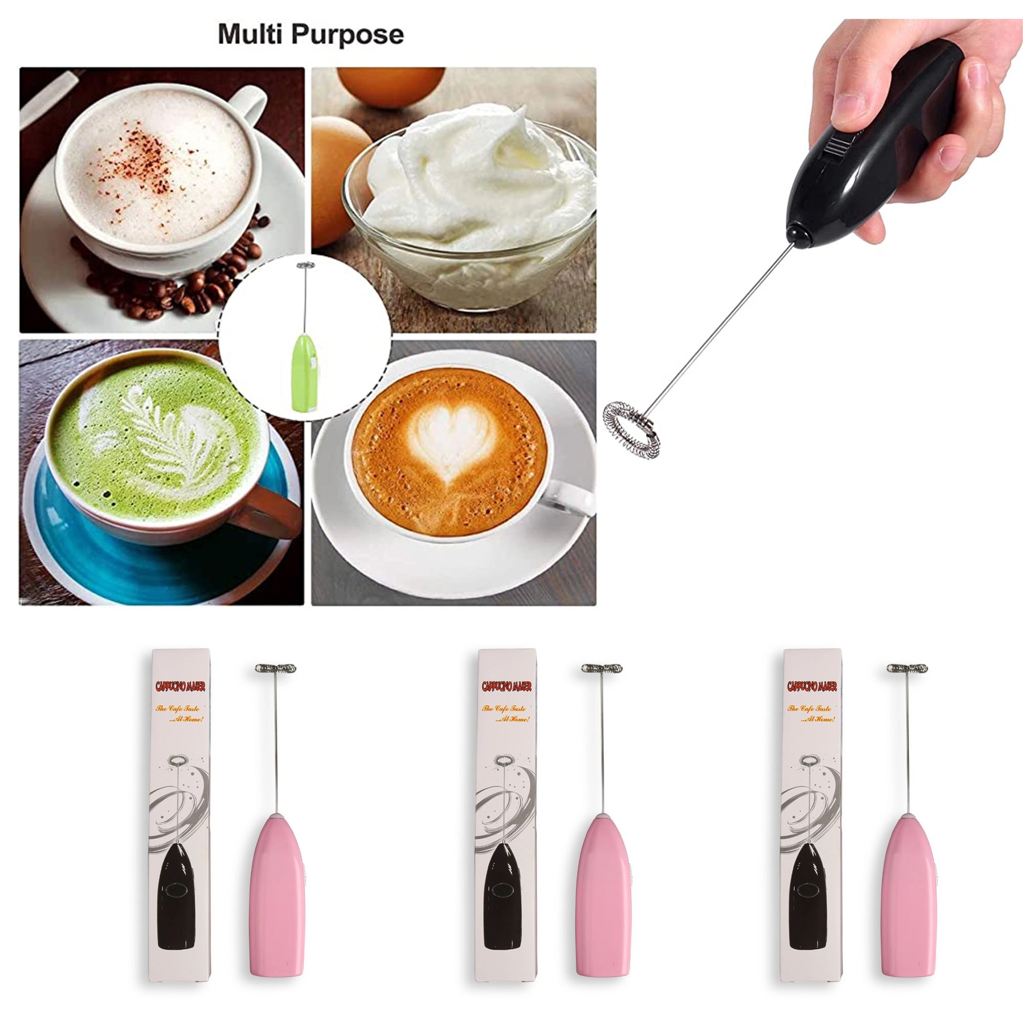 Milk Frother Handheld Foam Maker 4