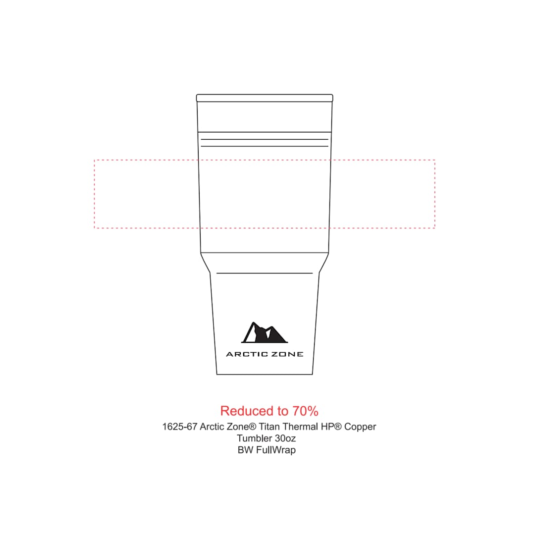 Arctic Zone® Titan Thermal HP® Copper Tumbler 30oz 40