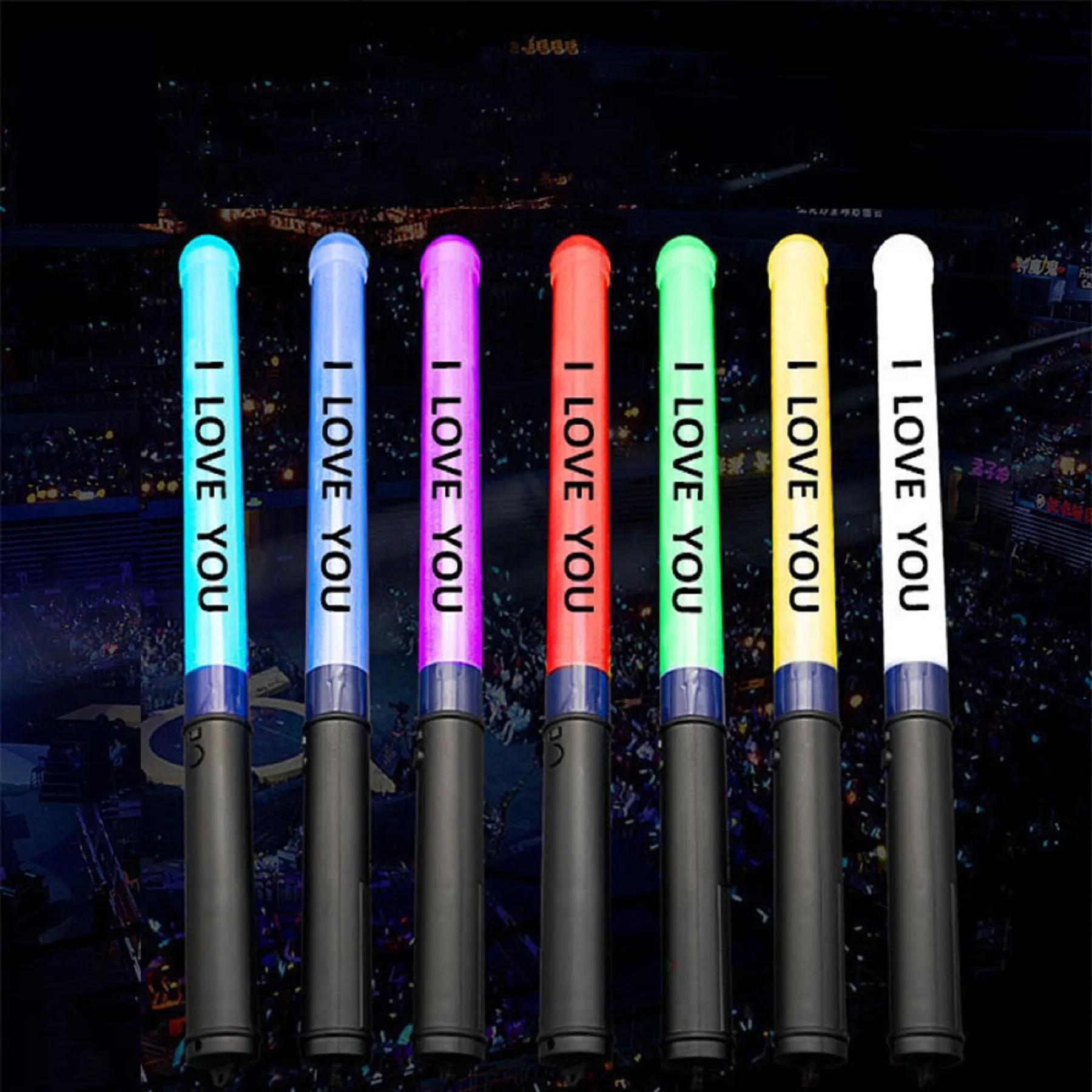 LED Light Up Plastic Glow Wand 3