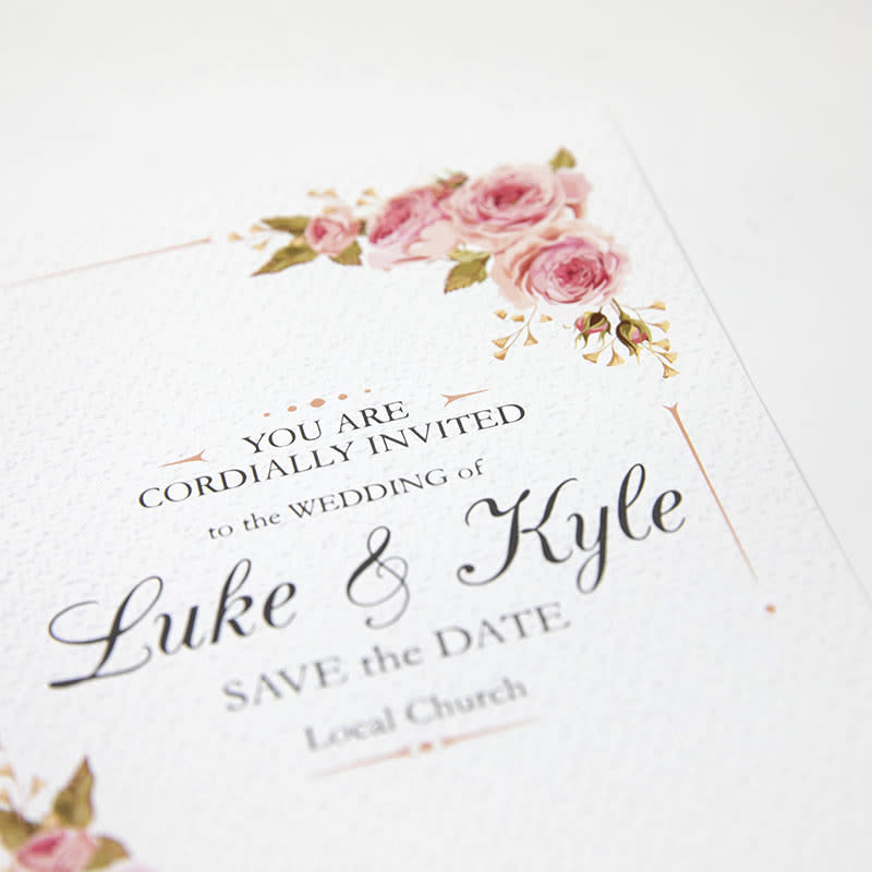Custom Full Color 5 X 7 Inch Invitation Cards 20