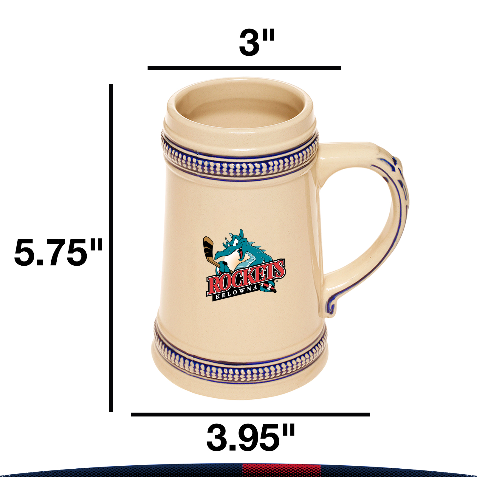 18.5 oz. Ploof Ceramic Beer Mugs 3