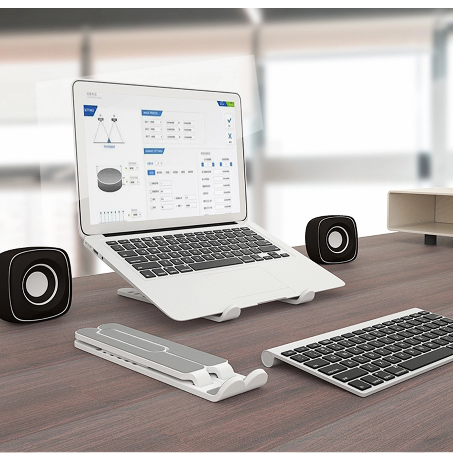 Adjustable Height & Width Laptop Stand 5