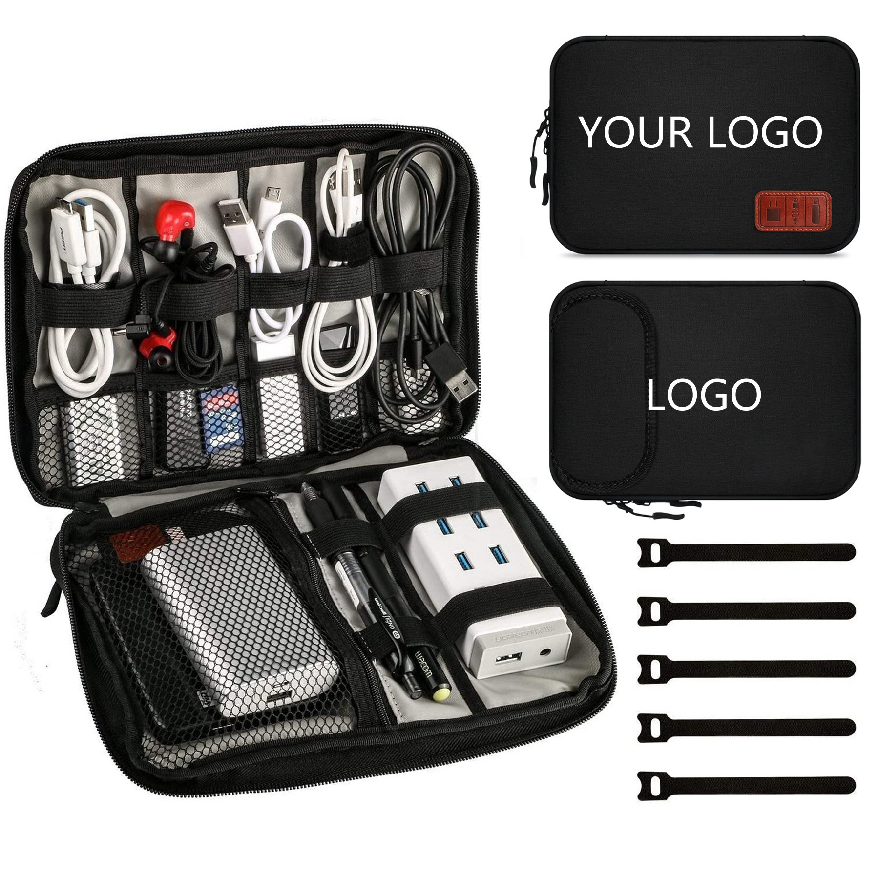 Multifunctional Data Cable Storage Bag