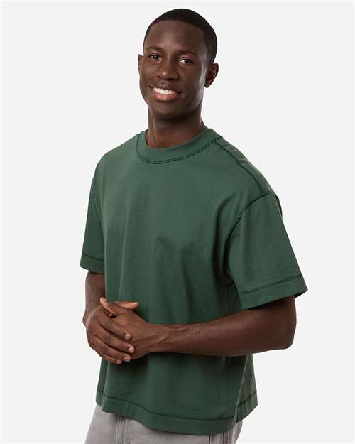 Unisex Heavyweight Cotton Mid-Length Tee - 13ML0 34