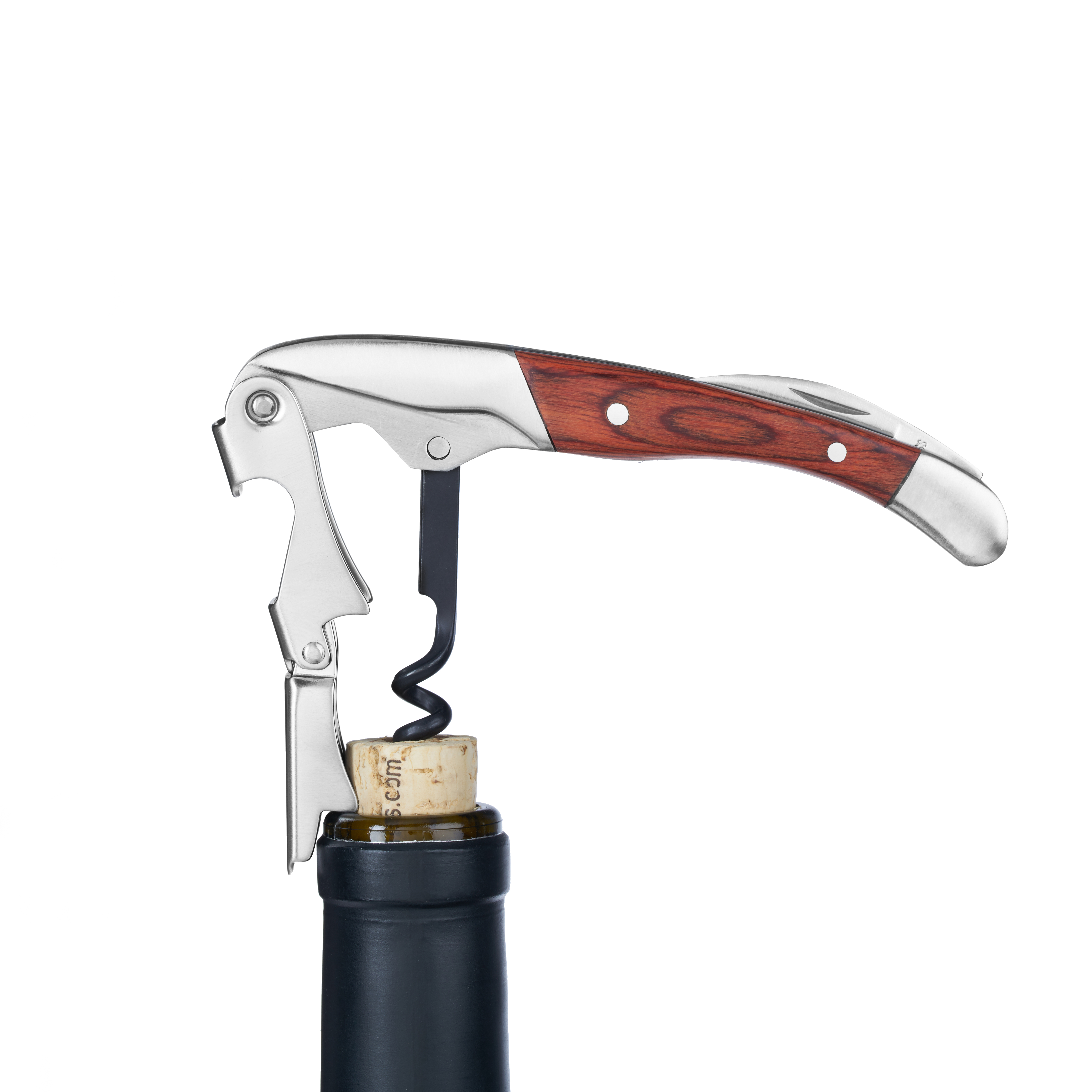 True® Spruce Double Hinged Corkscrew 2