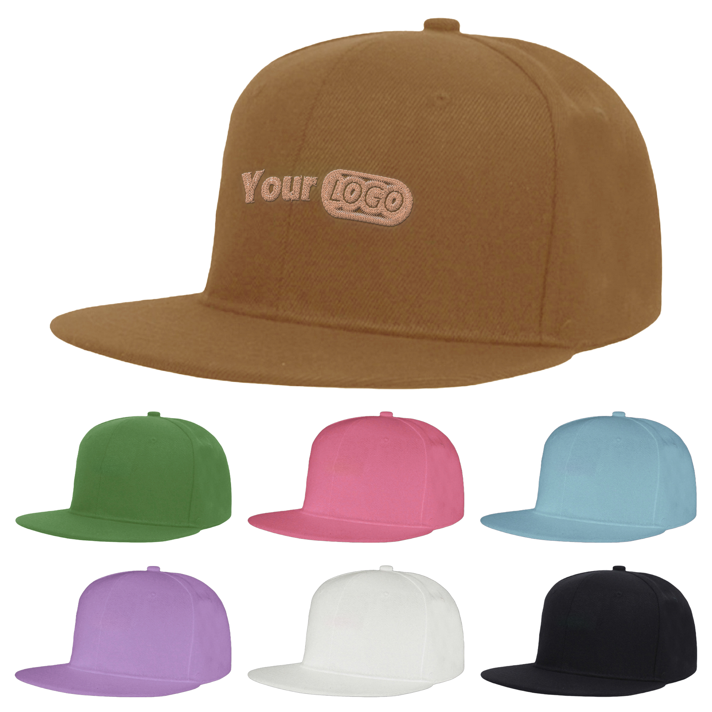 Polyester Versatile Flat Brim Hat ?C A Must-Have Accessory For Modern Fashion 1