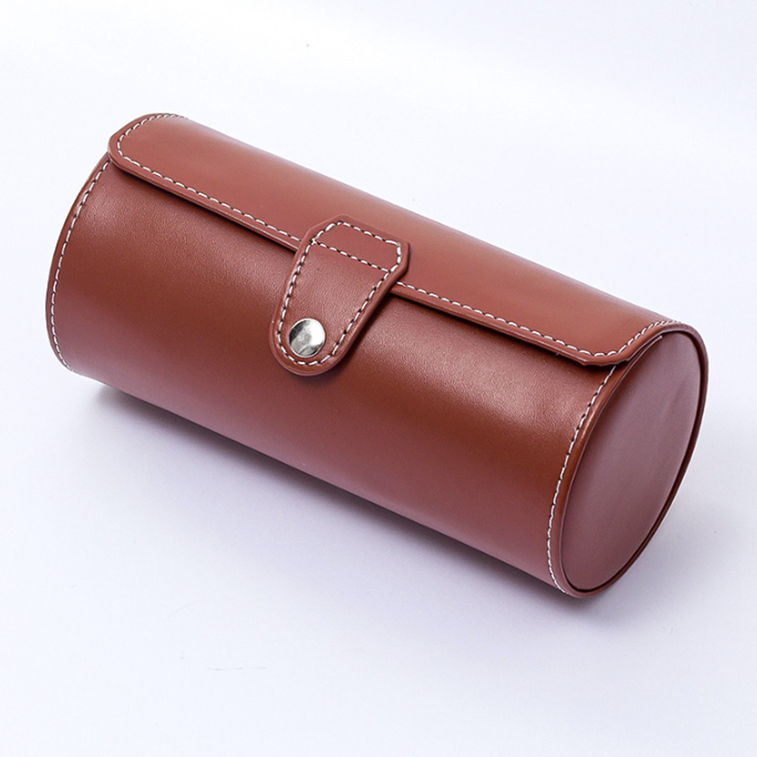 Pu Leather Travel Watch Roll Organizer Display Case 7