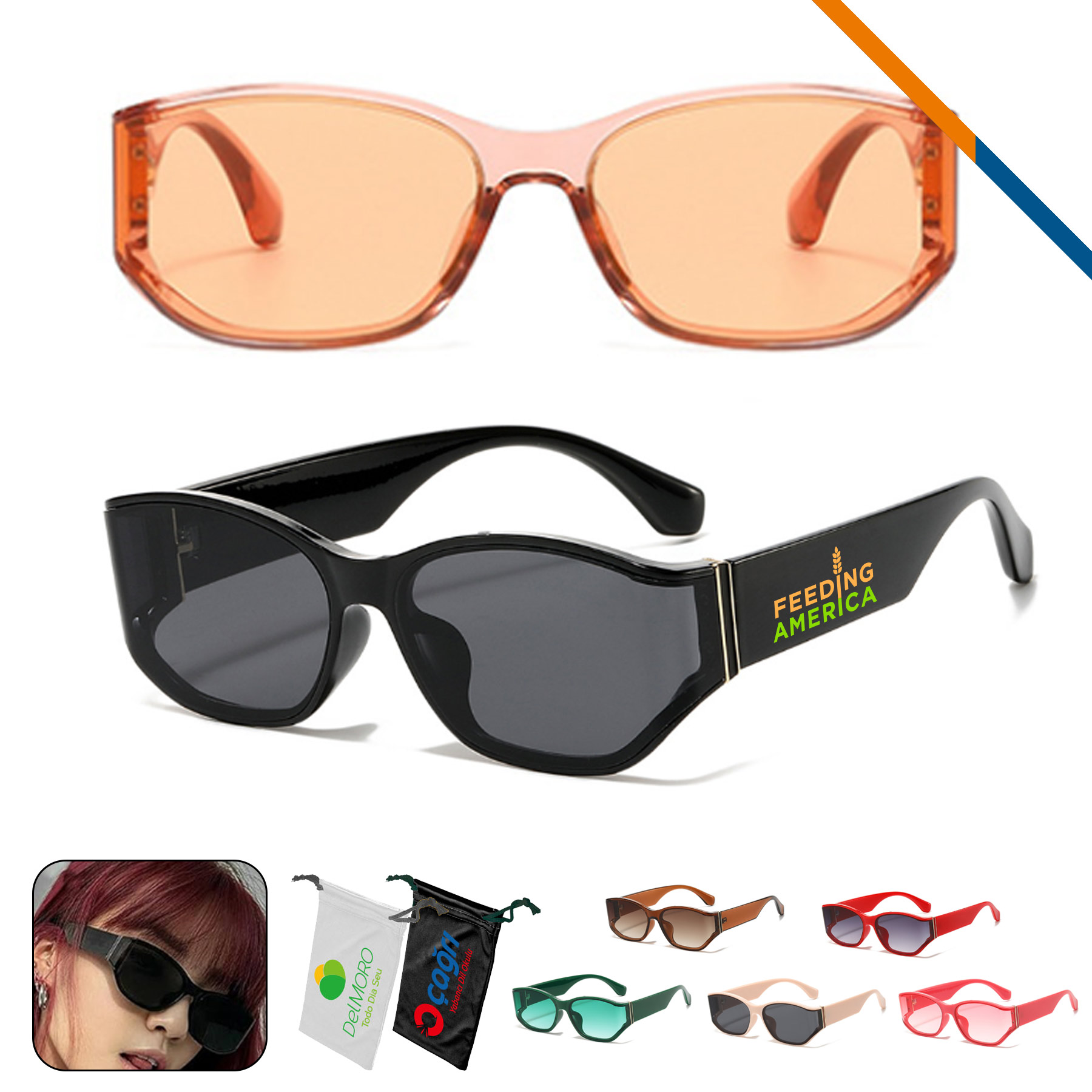 Belto Vintage Oval Sunglasses 7