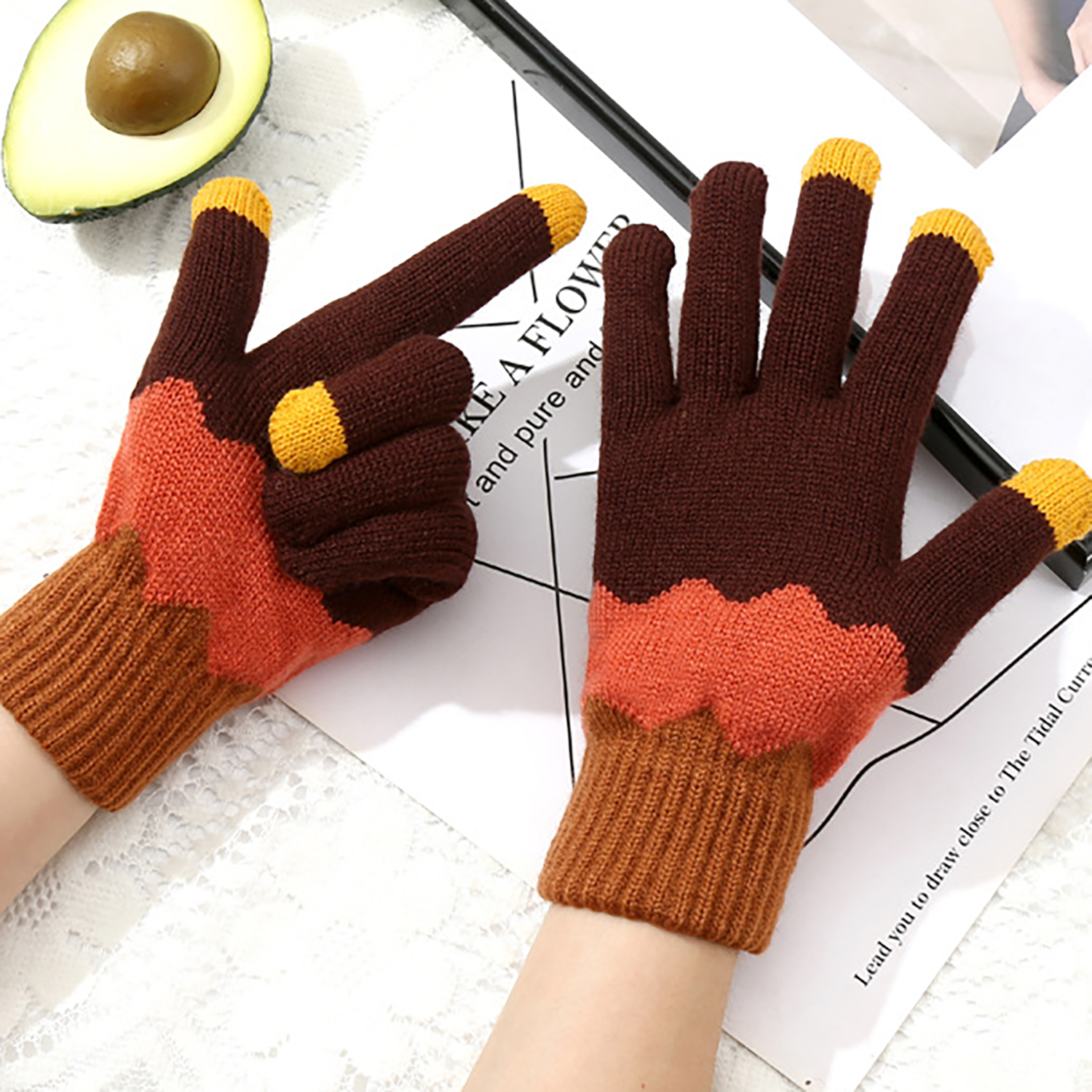 Winter Warm Knitted Touchscreen Gloves 3
