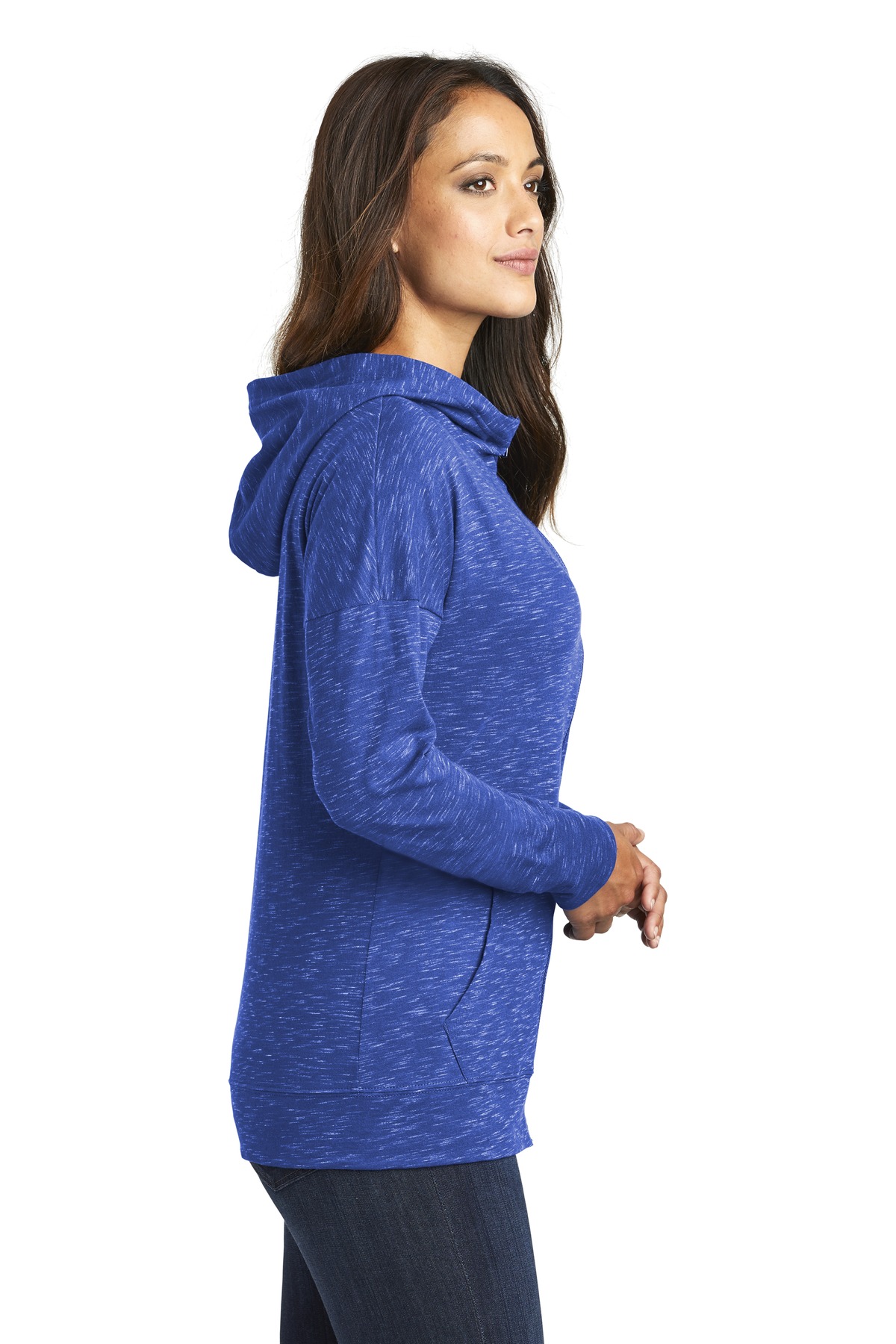 District Women's Medal Full-Zip Hoodie. DT665 24