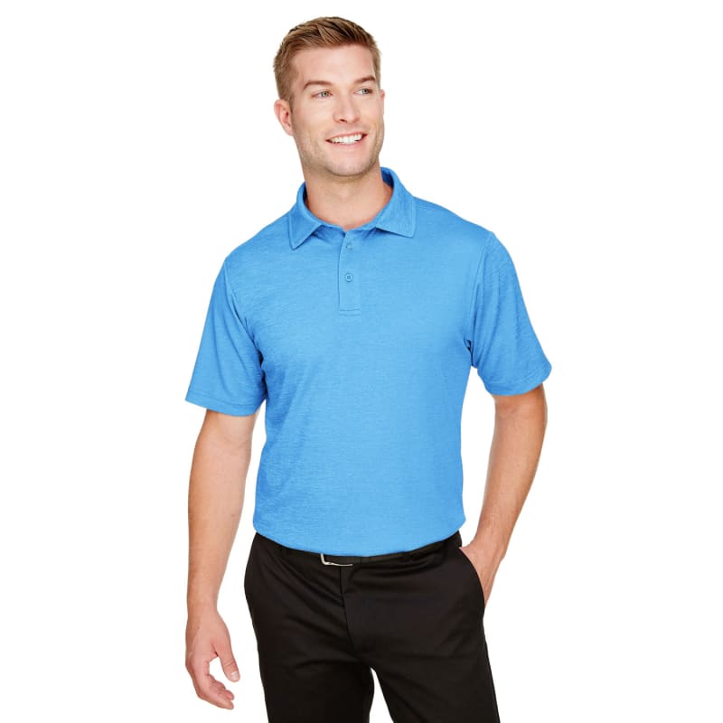 Devon & Jones CrownLux Performance™ Men's Address Melange Polo 11